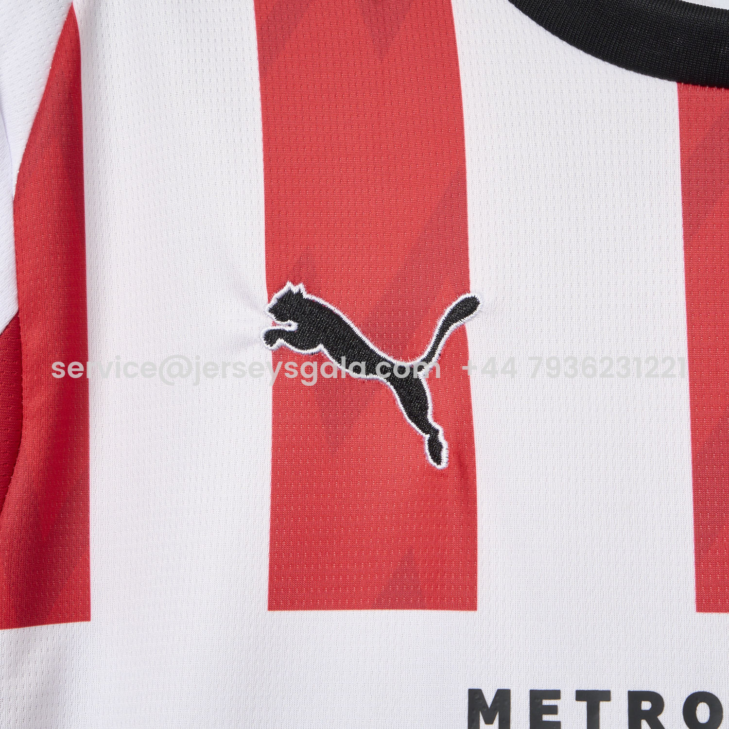 JerseysGala.com | PSV Eindhoven 25-26 Home Jersey - Fans Version -Customize Name, Number and Patch | Worldwide Shipping