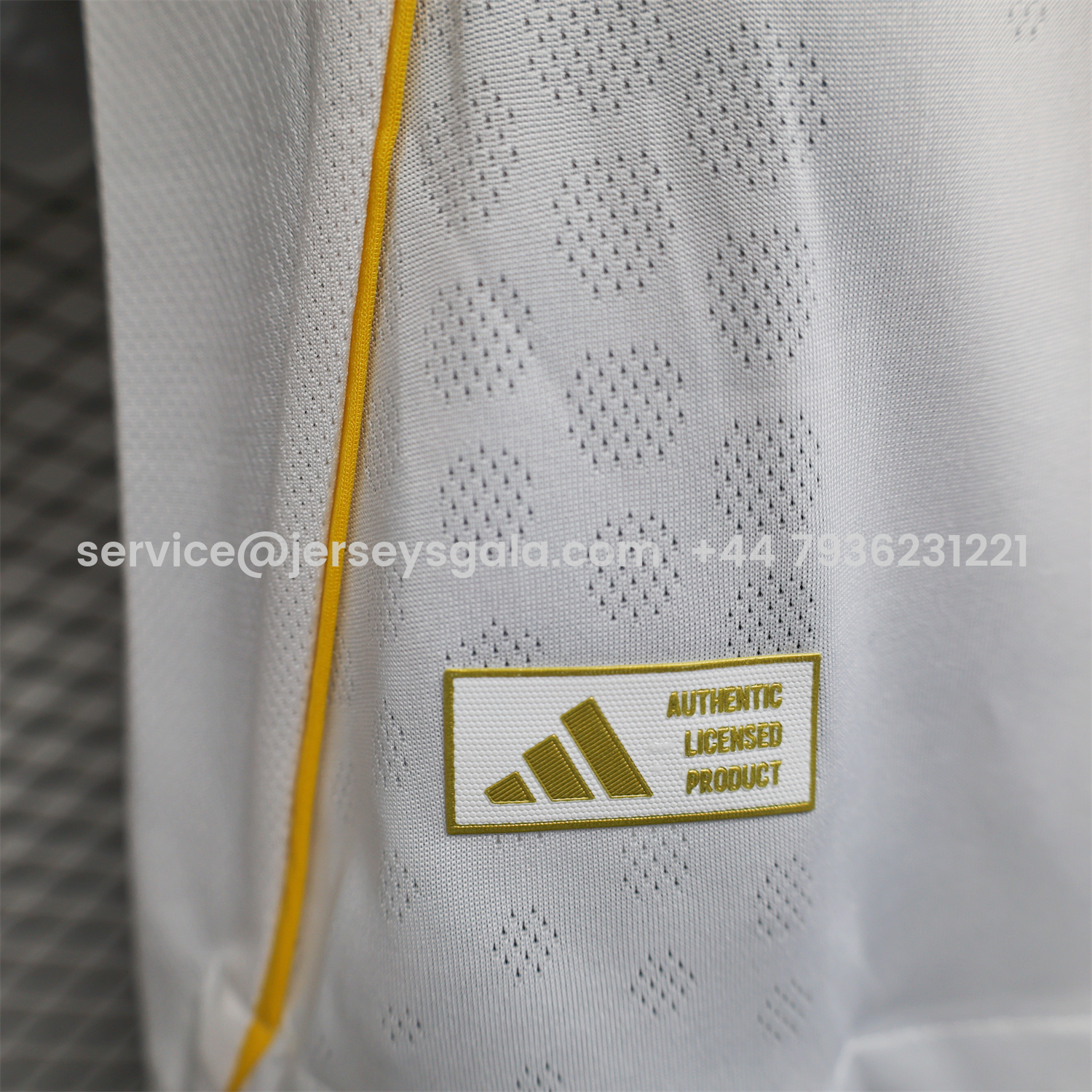 JerseysGala.com | Real Madrid 25-26 Home Long Sleeves Jersey - Player Version -Customize Name, Number and Patch | Worldwide Shipping