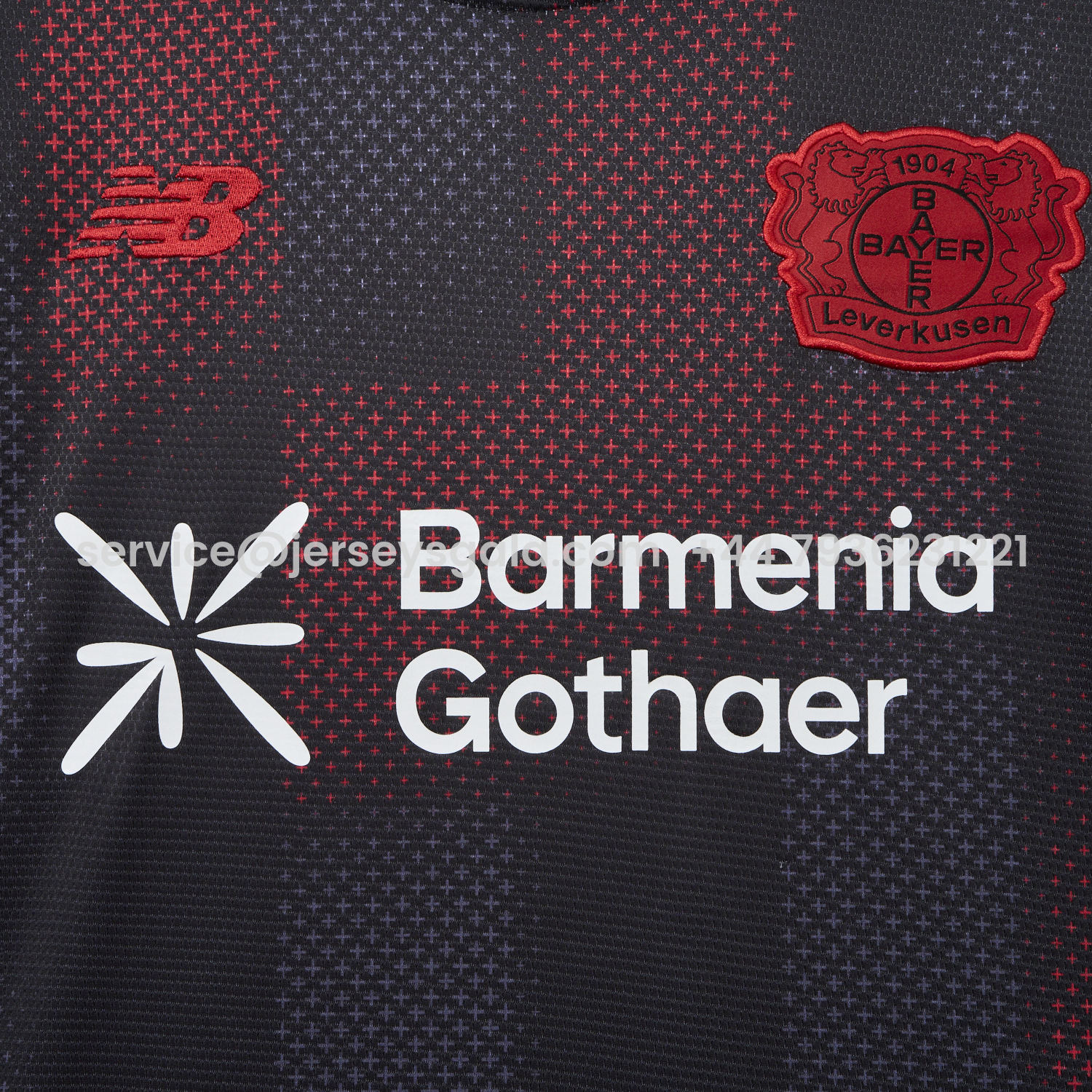 JerseysGala.com | Bayer 04 Leverkusen 25-26 Home Jersey - Fans Version -Customize Name, Number and Patch | Worldwide Shipping