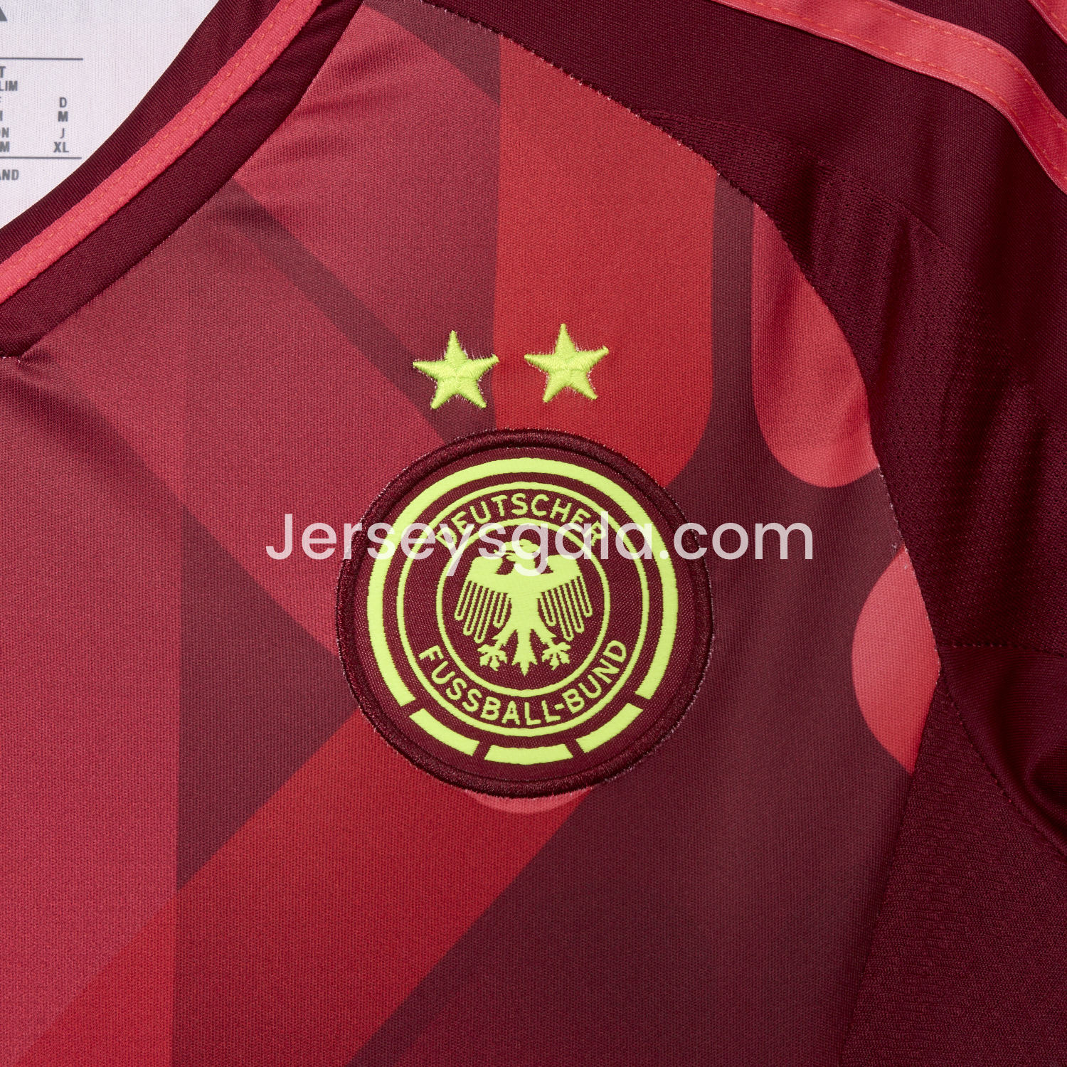 JerseysGala.com | Women's Germany 2025 Women's Euro Away Jersey - Women's Fans Version -Customize Name, Number and Patch | Worldwide Shipping