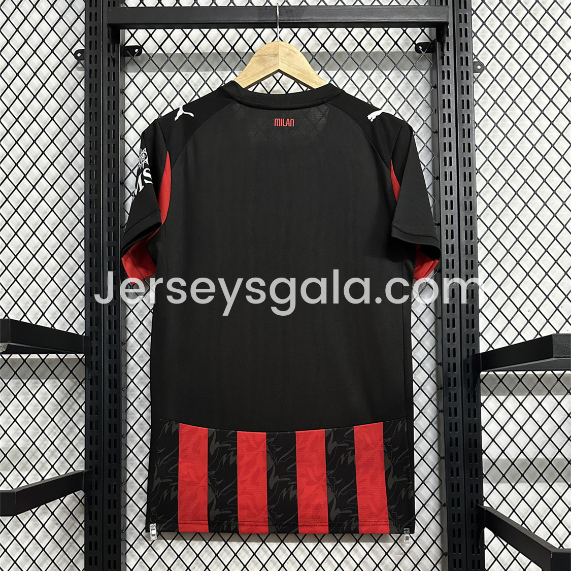 JerseysGala.com | AC Milan 25-26 Home Jersey - Fans Version -Customize Name, Number and Patch | Worldwide Shipping