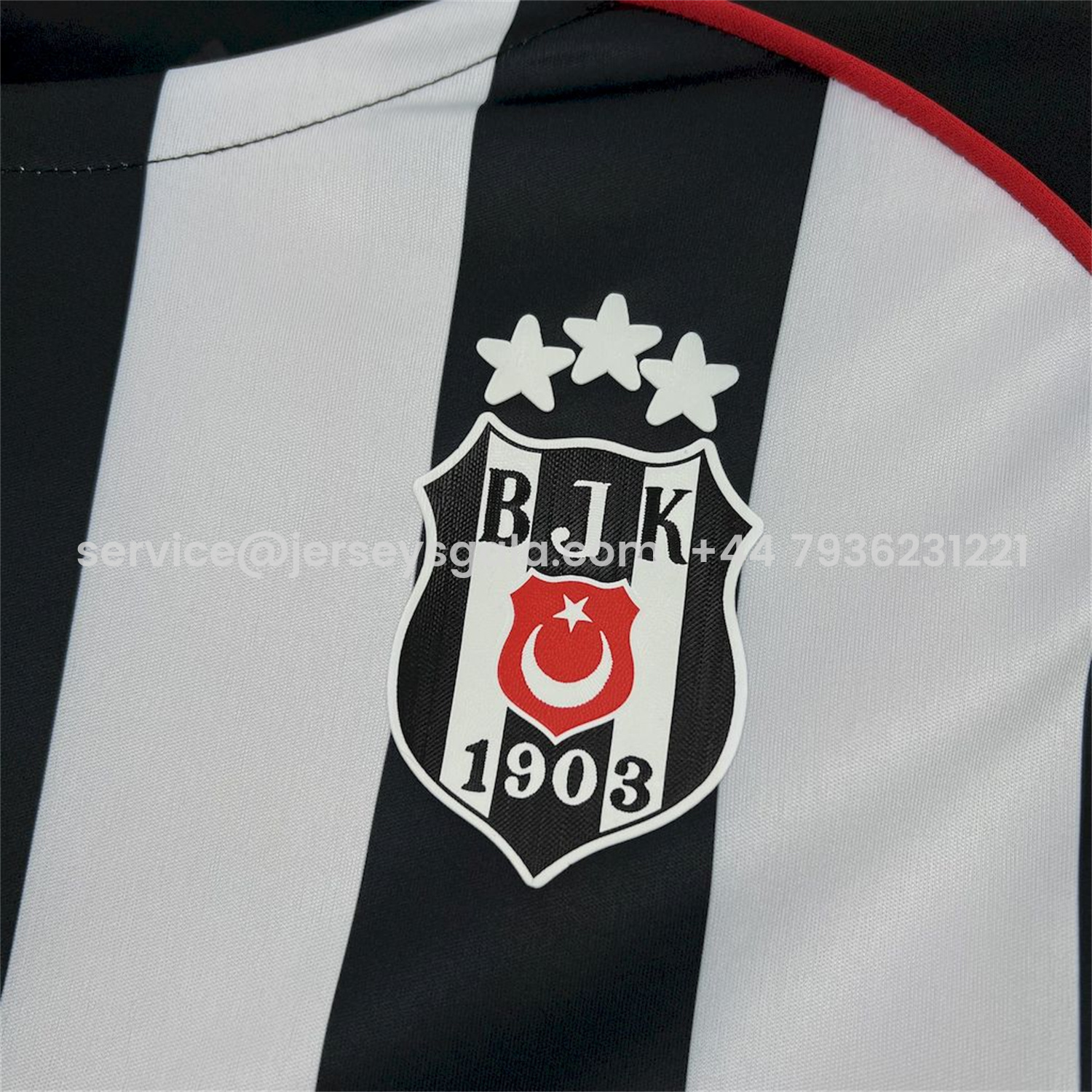 JerseysGala.com | Besiktas 25-26 Away Jersey - Fans Version -Customize Name, Number and Patch | Worldwide Shipping