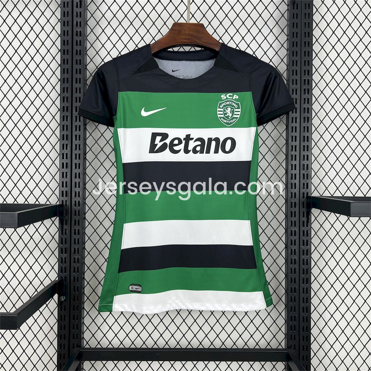 JerseysGala.com | Women's Sporting CP Portugal 24-25 Home Jersey - Fans Version -Customize Name, Number and Patch | Worldwide Shipping