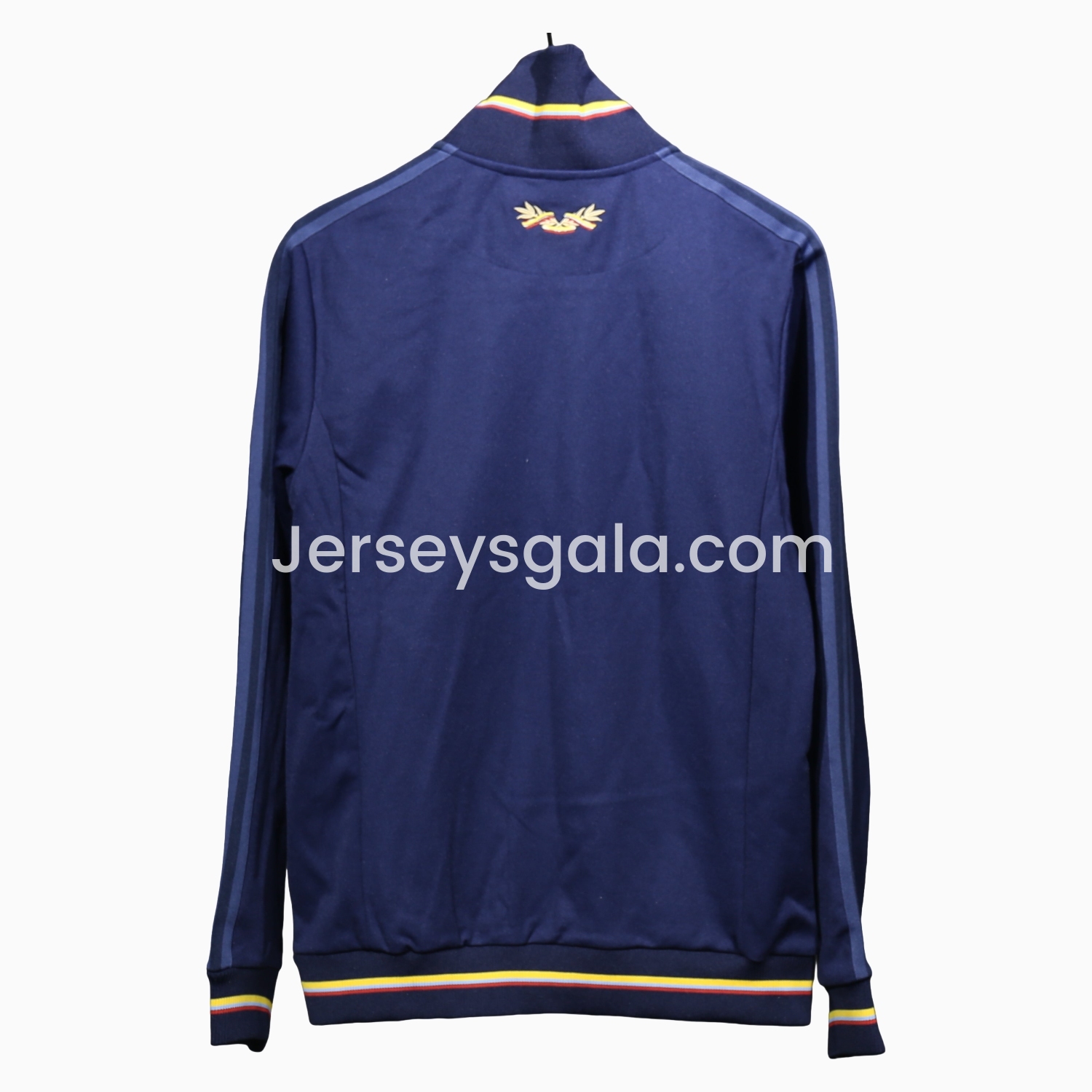 JerseysGala.com | Colombia 2024 100th Anniversary Jacket Training Tracksuit - Deep Blue -Customize Name, Number and Patch | Worldwide Shipping
