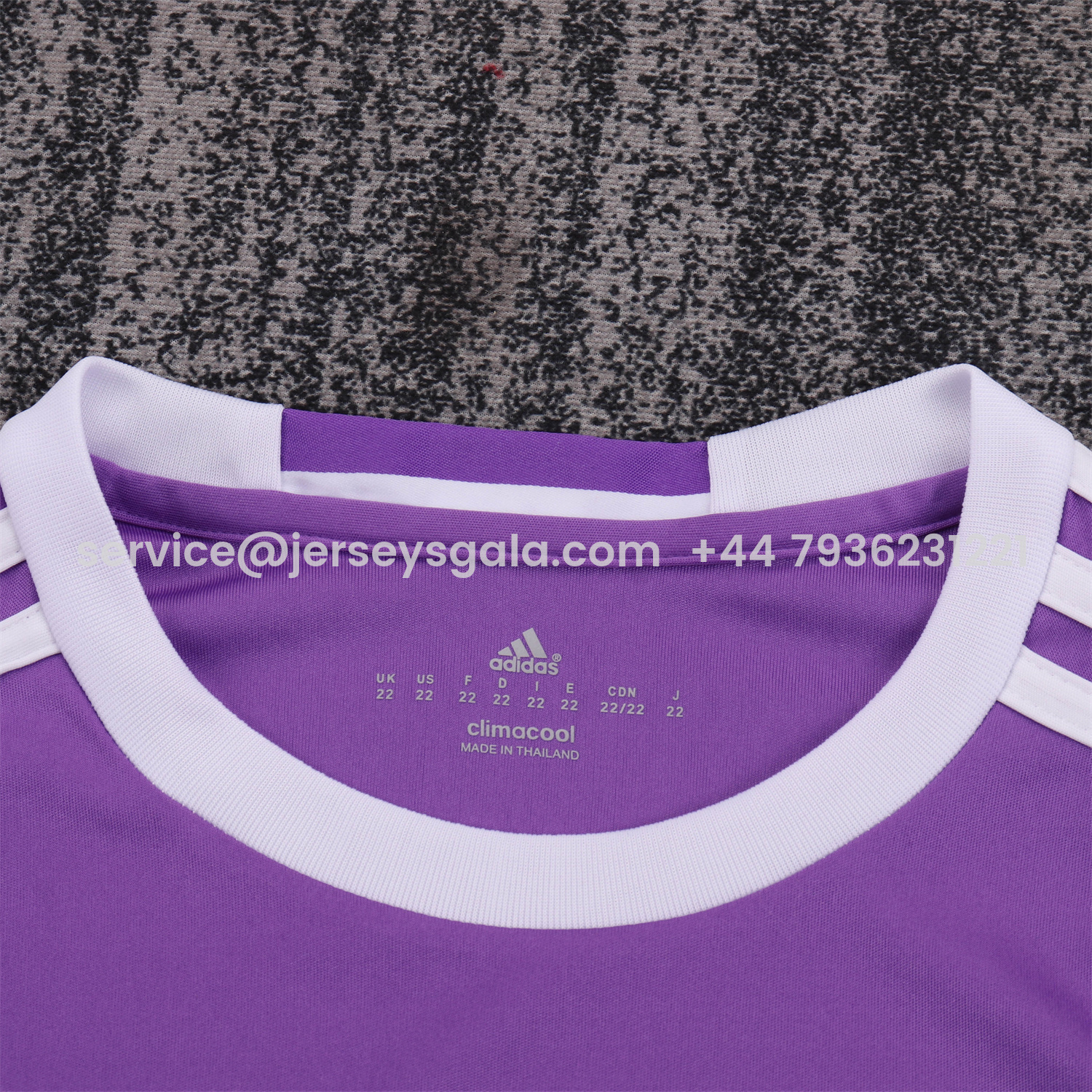 JerseysGala.com | Retro Real Madrid 16-17 Away Purple Long Sleeves Kids Kit -Customize Name, Number and Patch | Worldwide Shipping