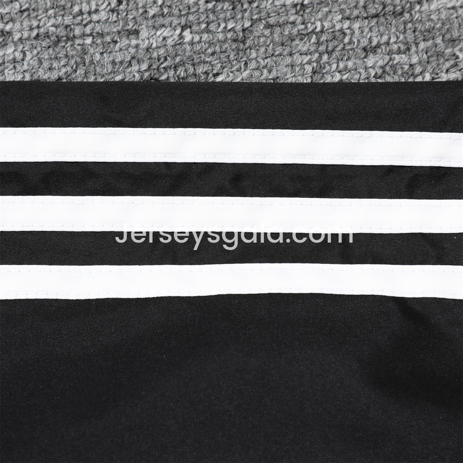 JerseysGala.com | Juventus 25-26 Terrace Icon Windbreaker Jacket - Black -Customize Name, Number and Patch | Worldwide Shipping