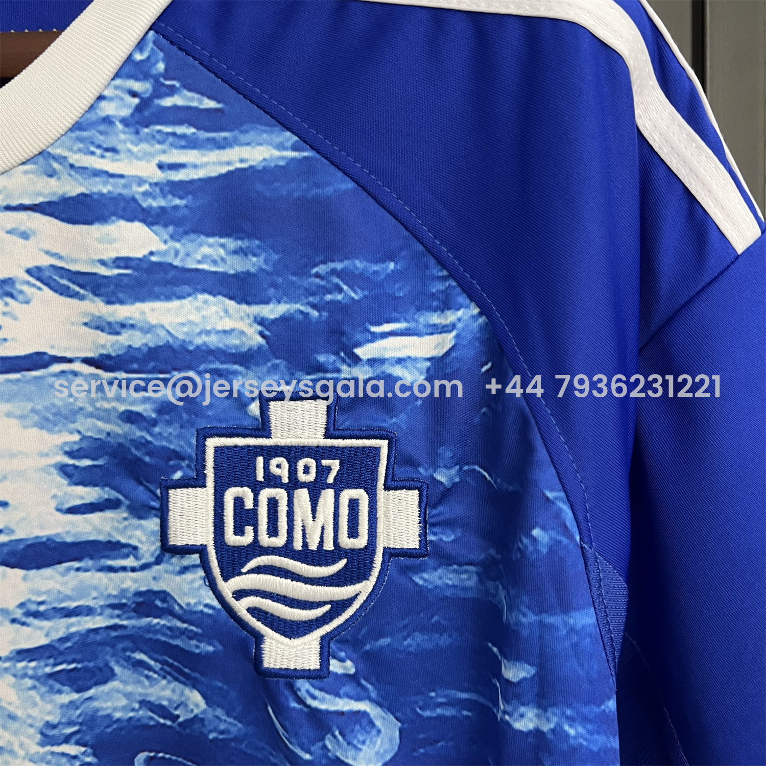JerseysGala.com | Como 25-26 Home Jersey - Fans Version -Customize Name, Number and Patch | Worldwide Shipping
