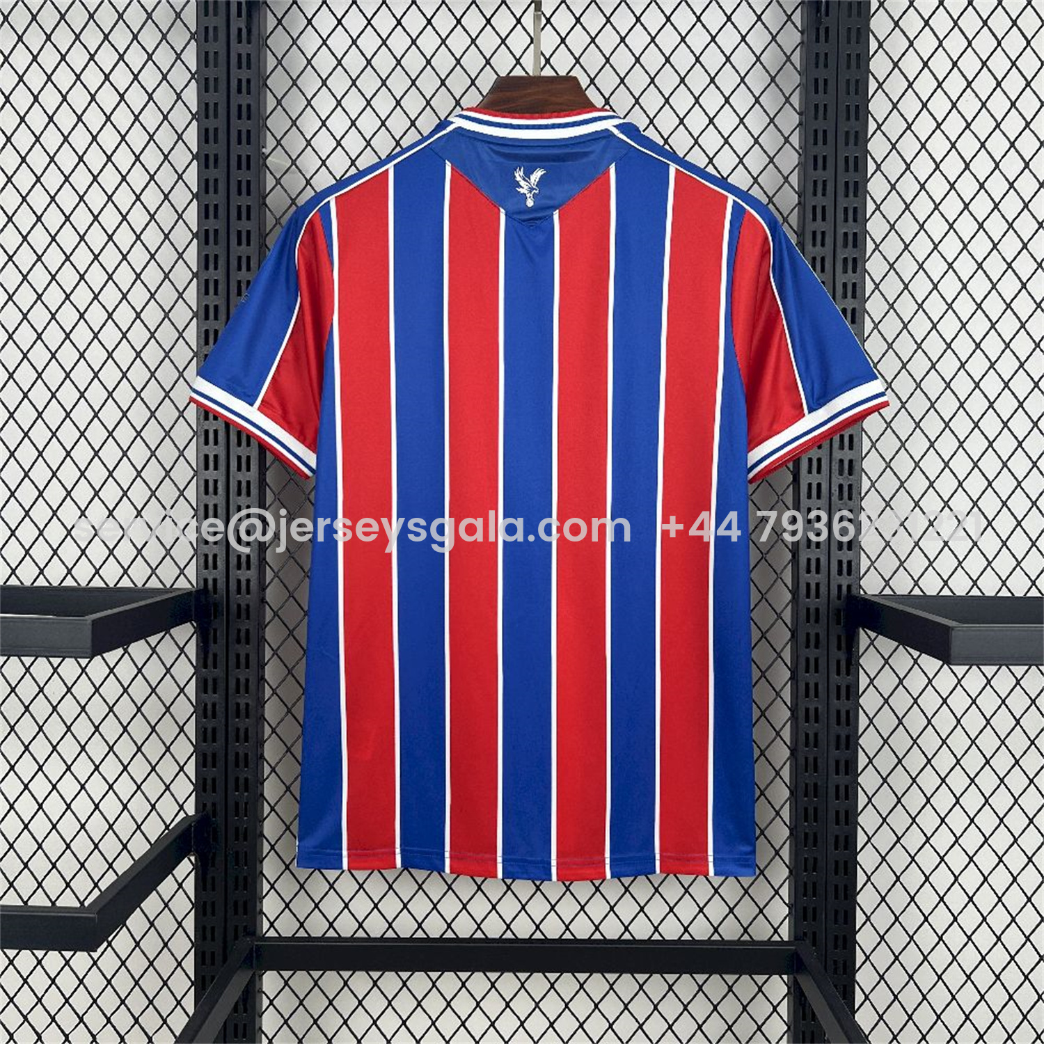 JerseysGala.com | Crystal Palace 25-26 Home Jersey - Fans Version -Customize Name, Number and Patch | Worldwide Shipping