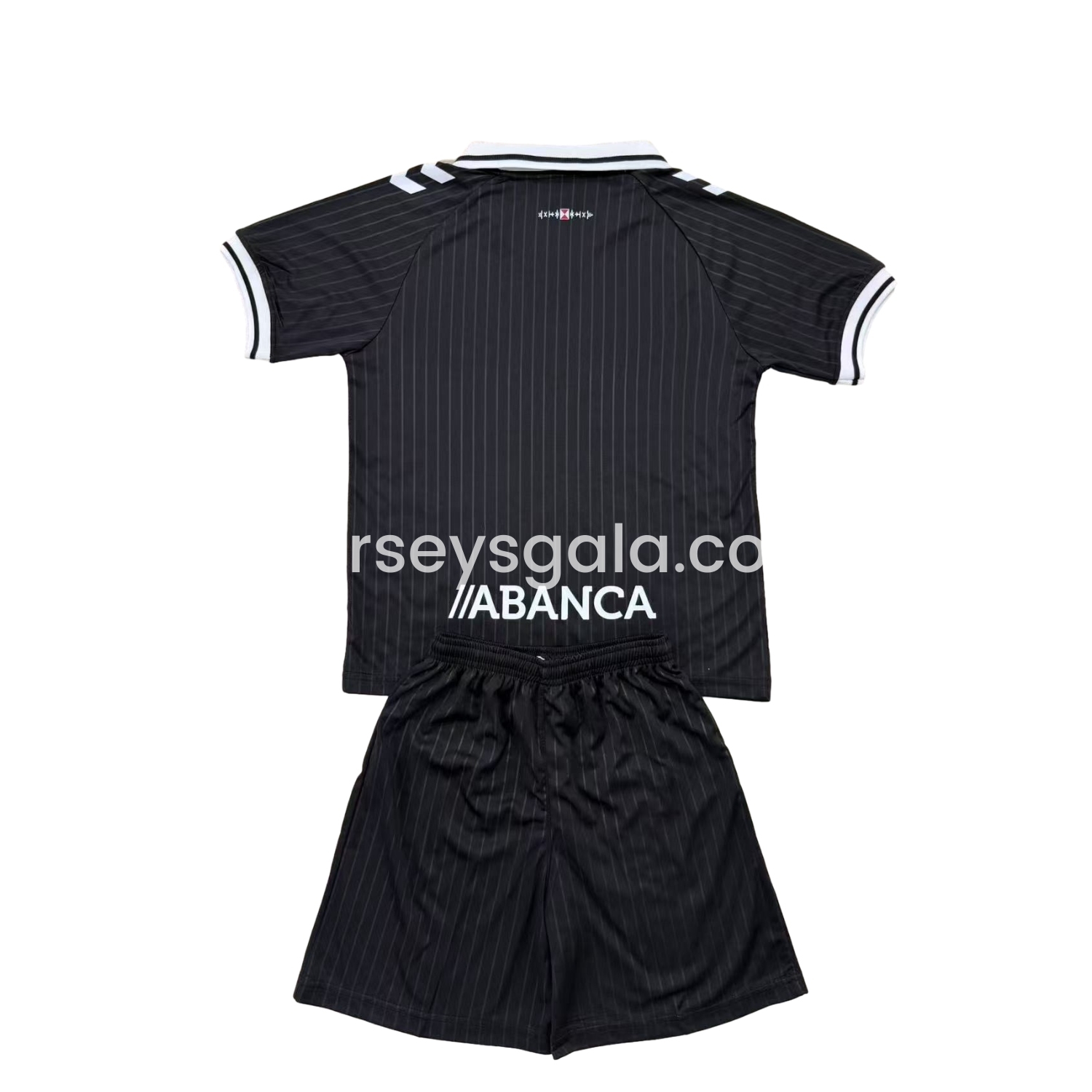 JerseysGala.com | Celta Vigo 24-25 Oliveira Dos Cen Anos Black Kids Kit -Customize Name, Number and Patch | Worldwide Shipping