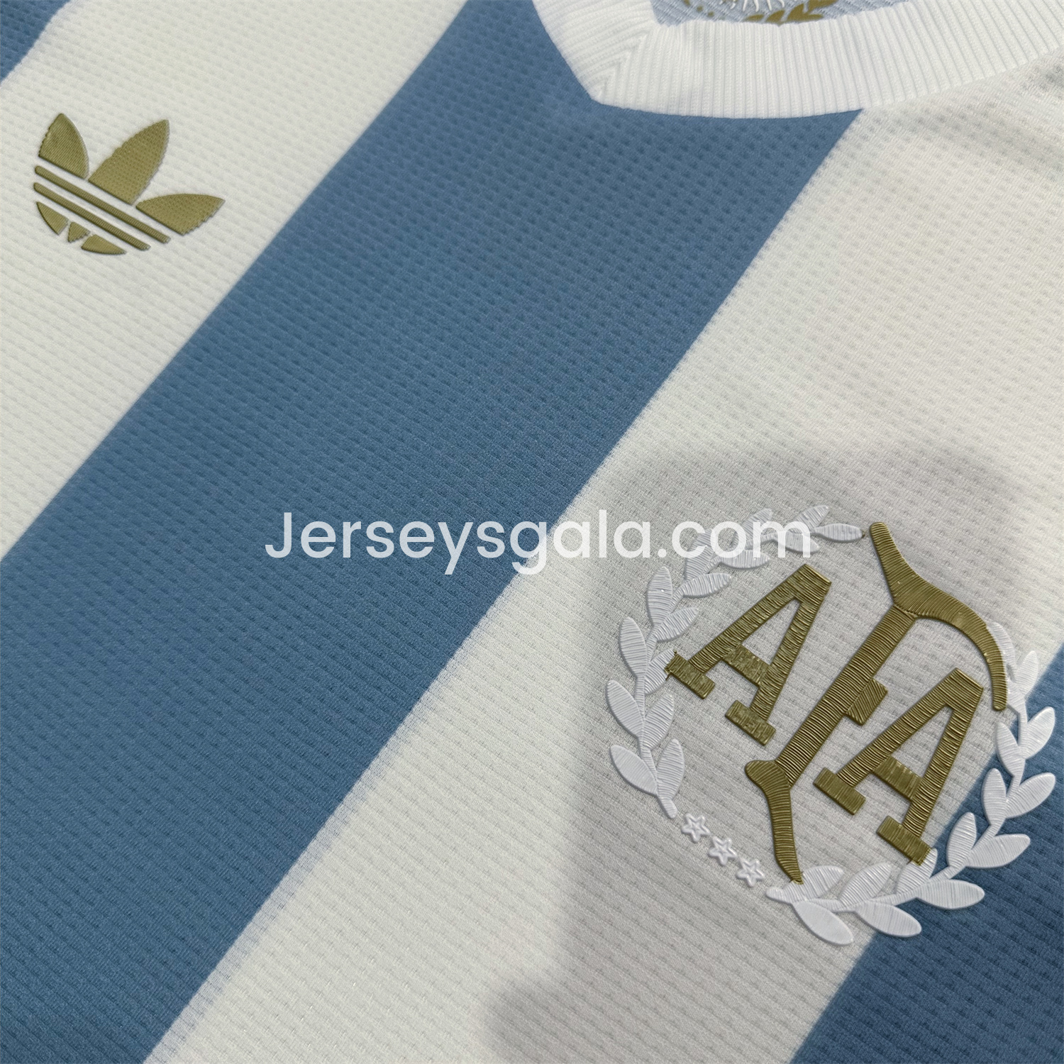 JerseysGala.com | Argentina 24-25 Adi 50 Years Anniversary Jersey - Fans Version -Customize Name, Number and Patch | Worldwide Shipping