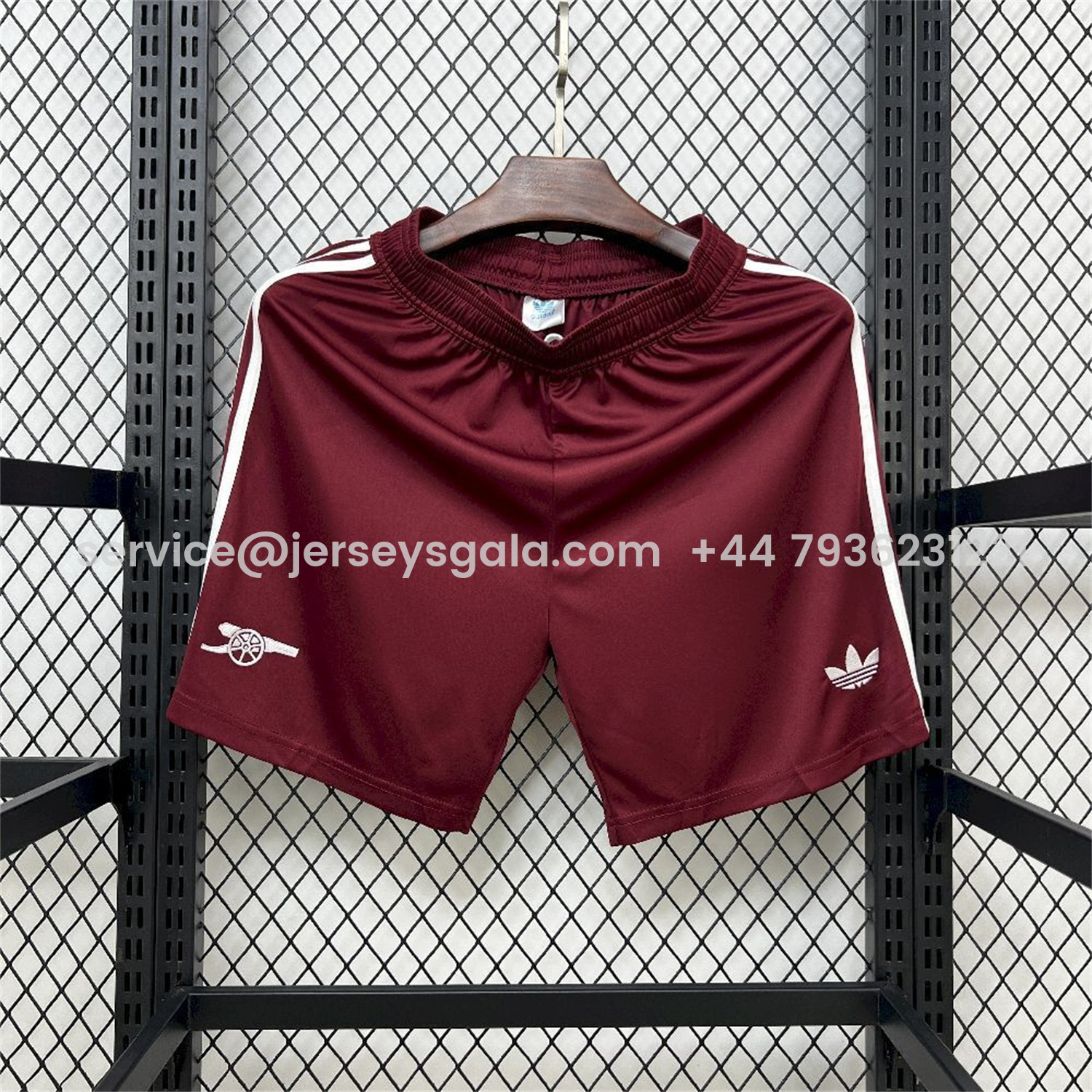 JerseysGala.com | Arsenal 25-26 Third Red Shorts - Fans Version -Customize Name, Number and Patch | Worldwide Shipping