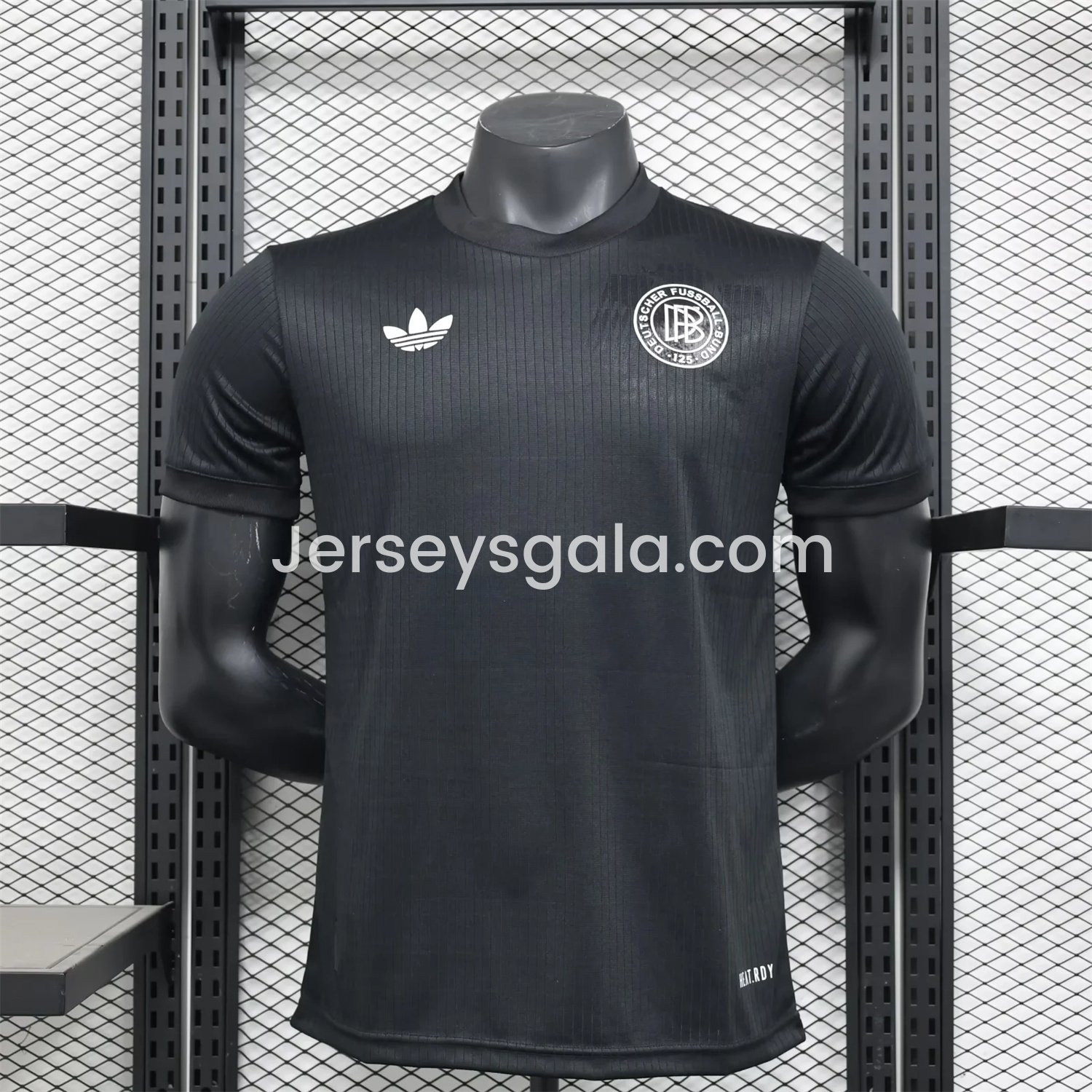 JerseysGala.com | Germany 2025 Black 125-Year Anniversary Commemorative Edition Jersey - Player Version -Customize Name, Number and Patch | Worldwide Shipping