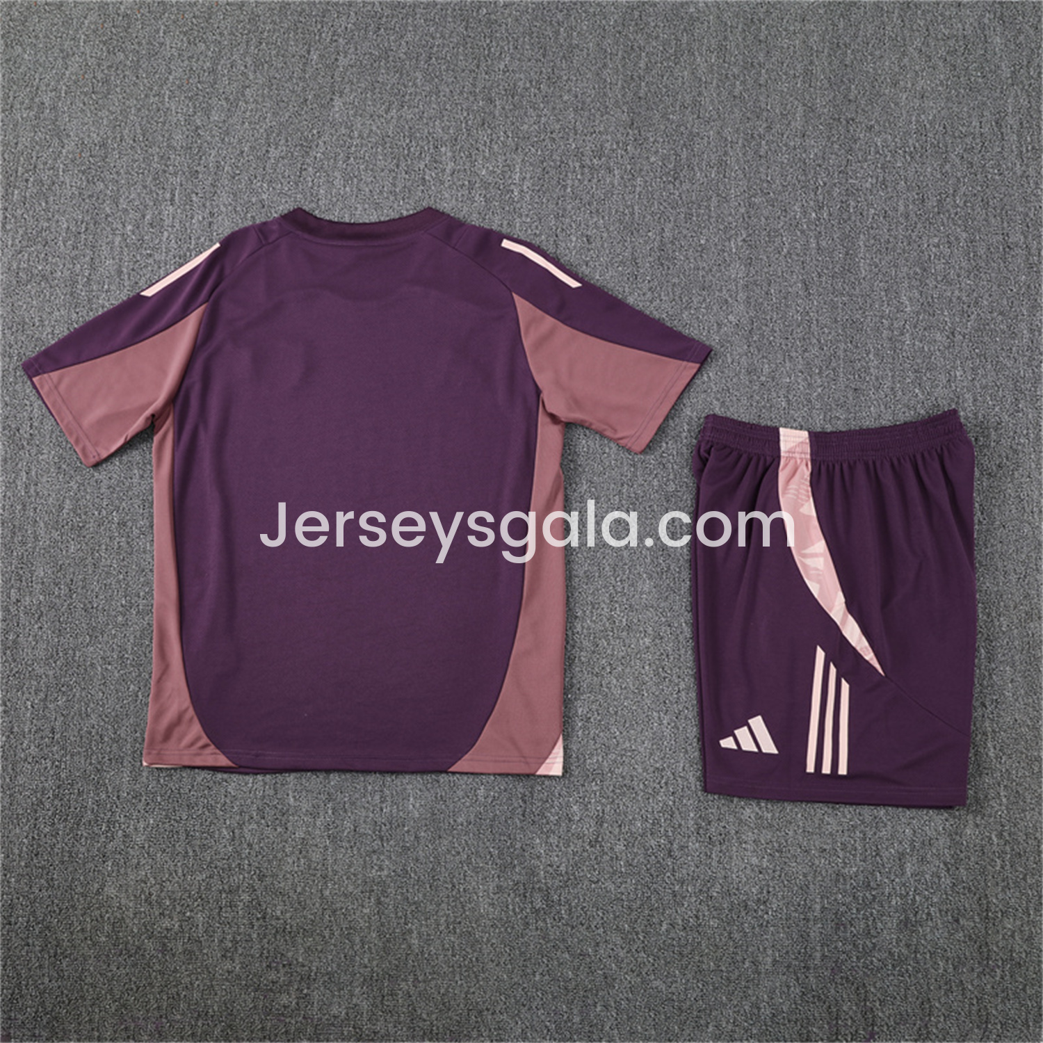 JerseysGala.com | Arsenal 24-25 Kids Short-Sleeve Training Set - Purple -Customize Name, Number and Patch | Worldwide Shipping