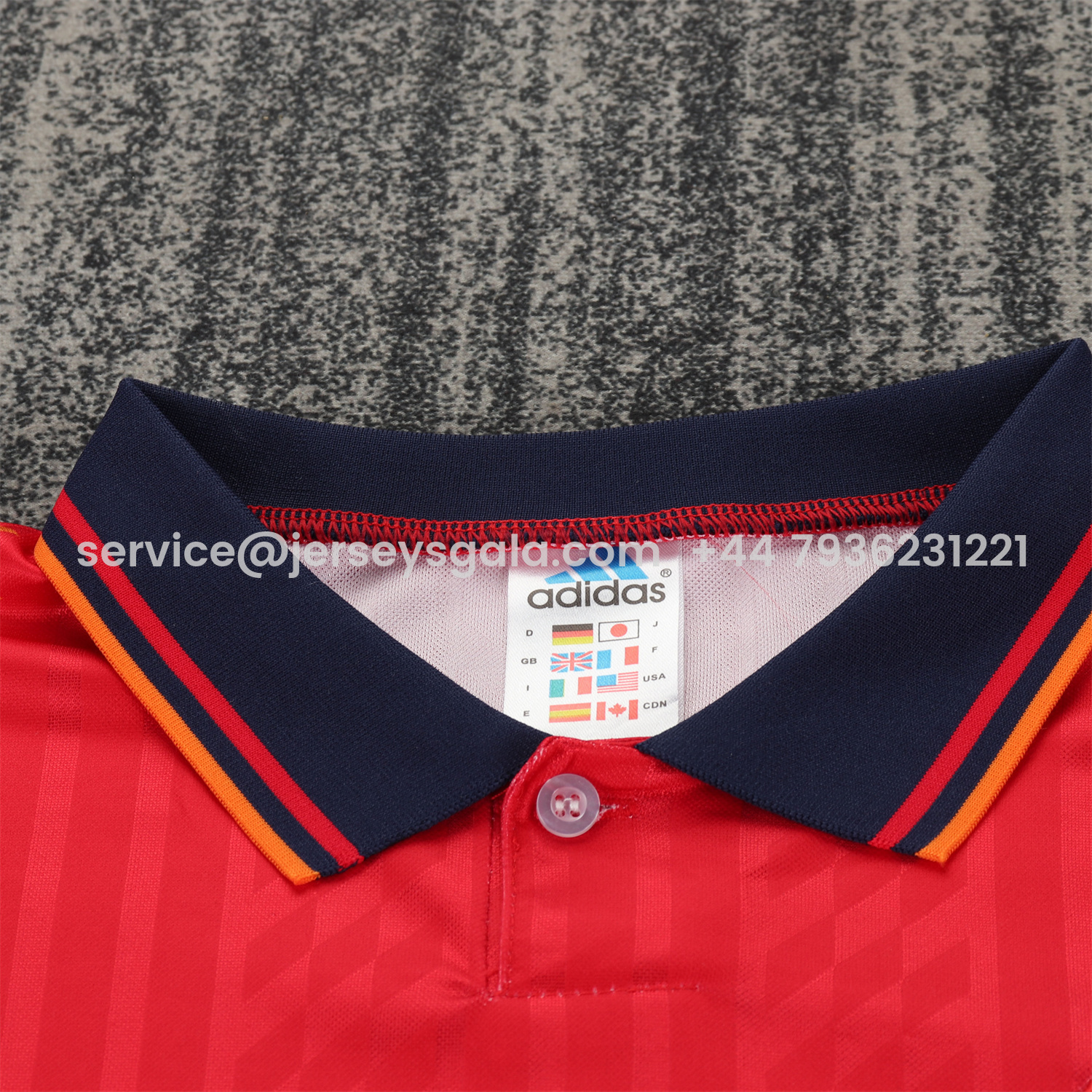 JerseysGala.com | Retro Spain 1994 Home Kids Kit -Customize Name, Number and Patch | Worldwide Shipping