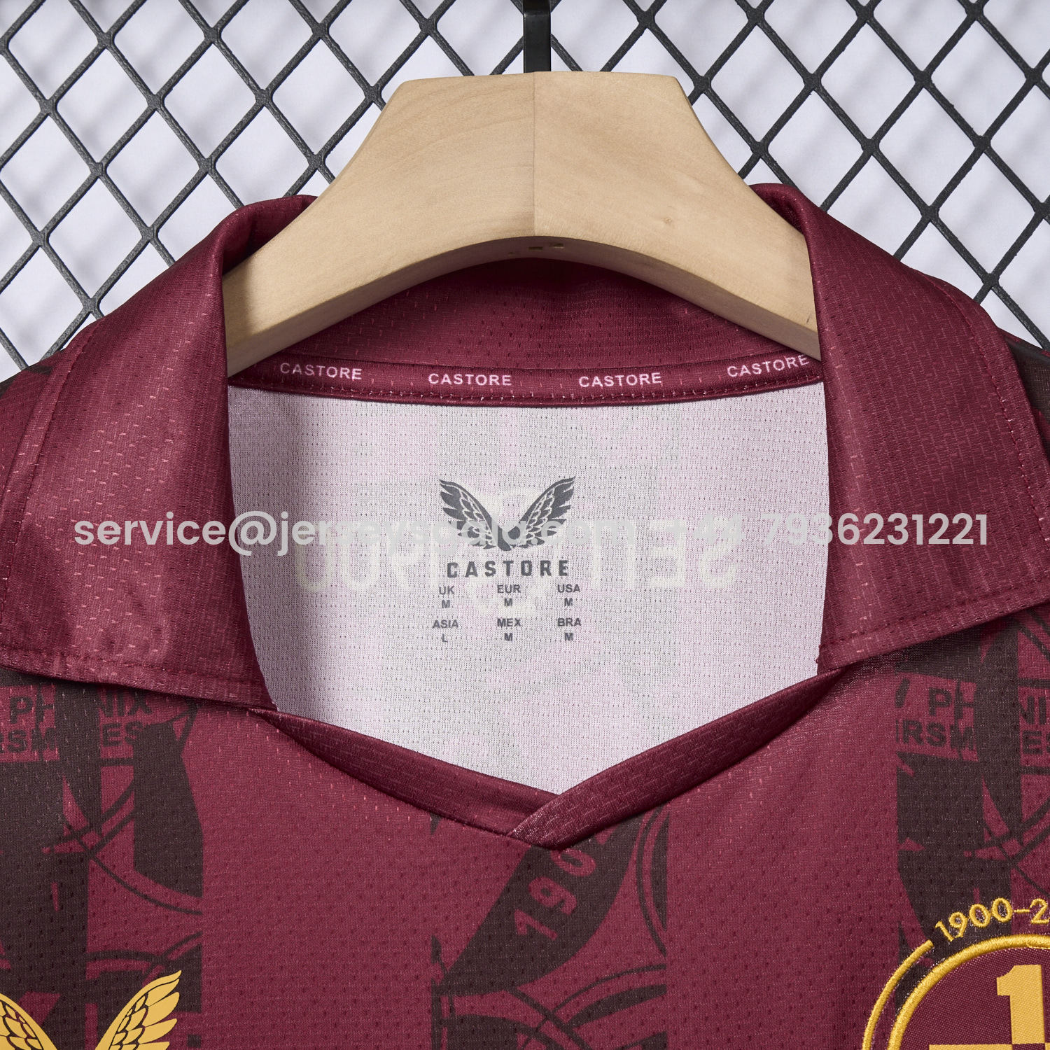 JerseysGala.com | Kaiserslautern 25-26 125-Year Anniversary Jersey - Fans Version -Customize Name, Number and Patch | Worldwide Shipping