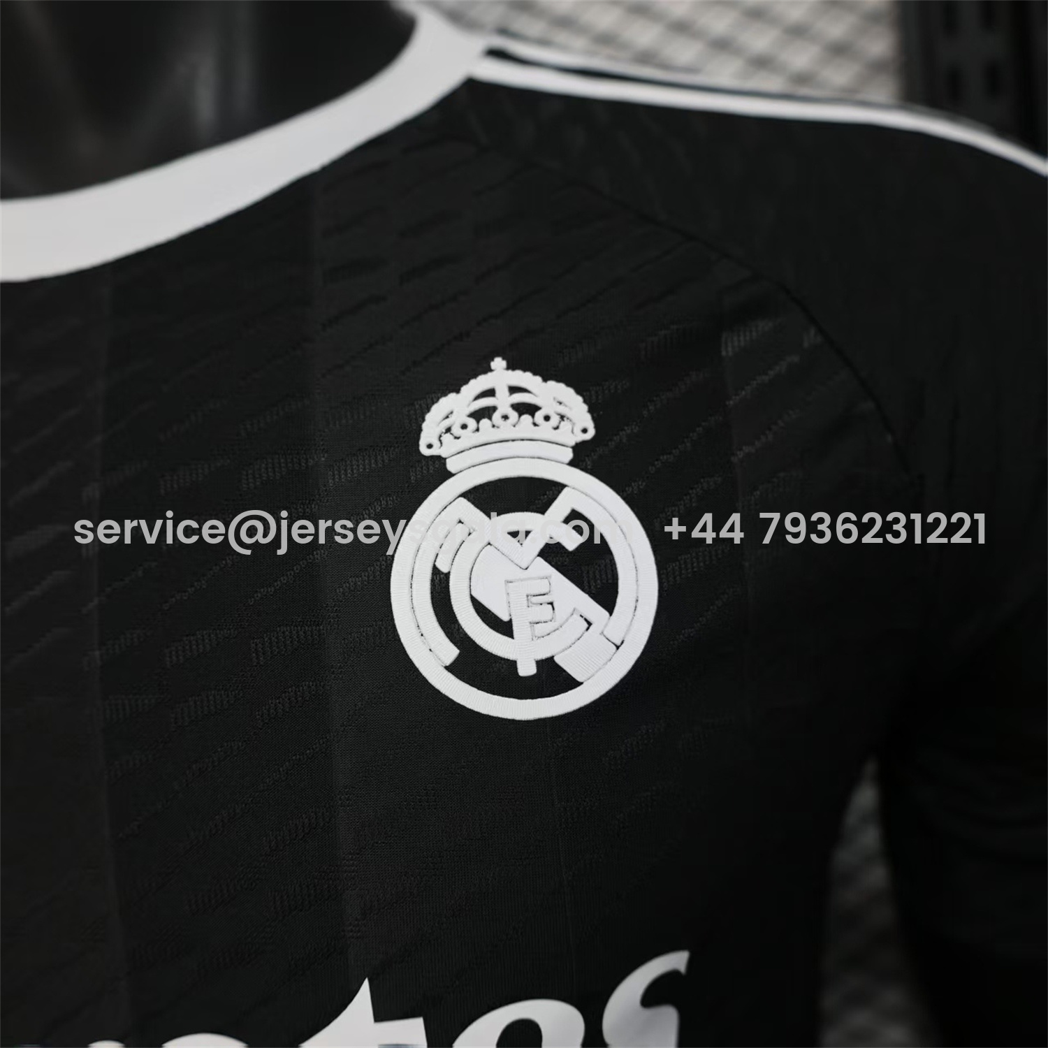 JerseysGala.com | Real Madrid 25-26 Black Terrace Goalkeeper Jersey - Player Version -Customize Name, Number and Patch | Worldwide Shipping