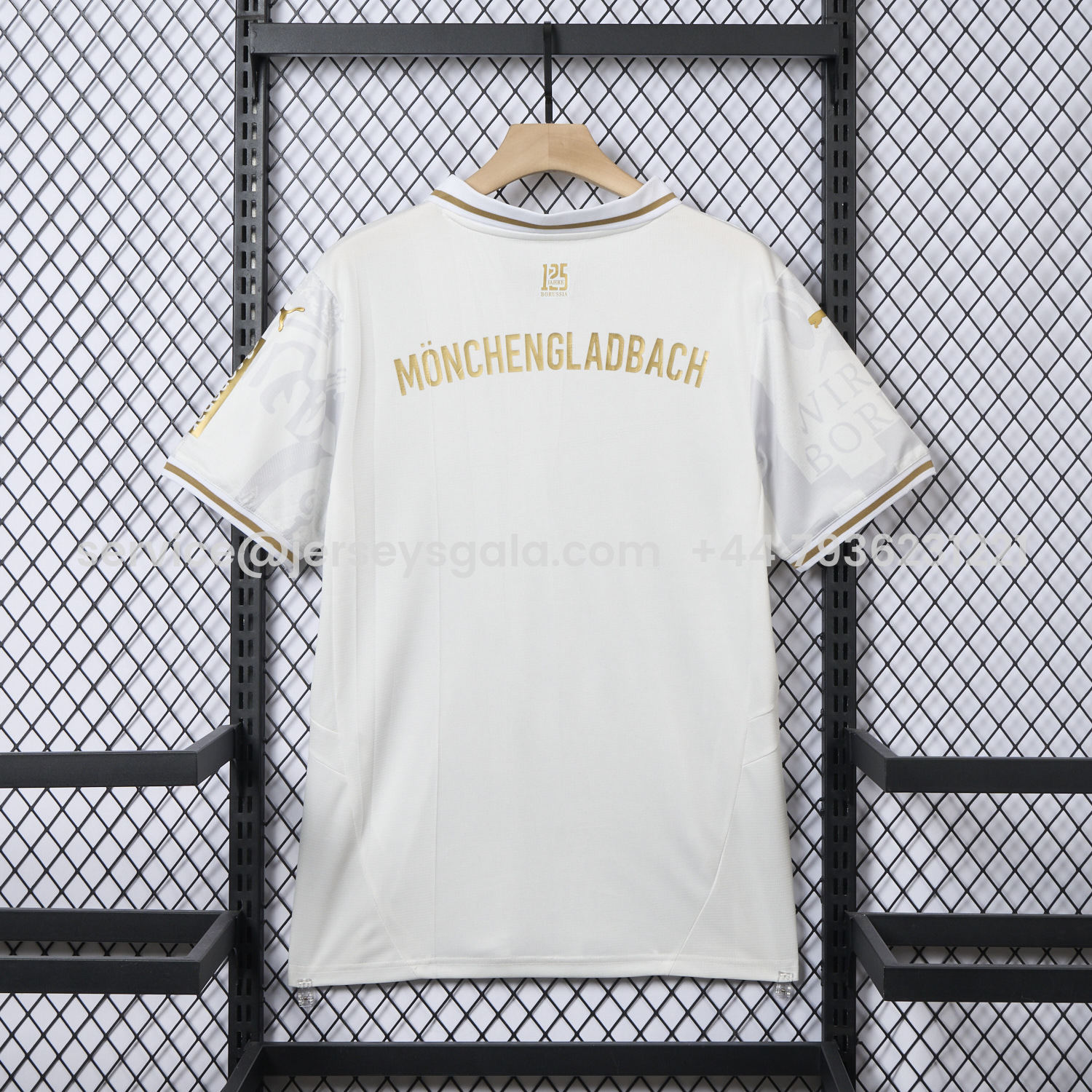 JerseysGala.com | Borussia Mönchengladbach 25-26 125-Year Anniversary Jersey - Fans Version -Customize Name, Number and Patch | Worldwide Shipping