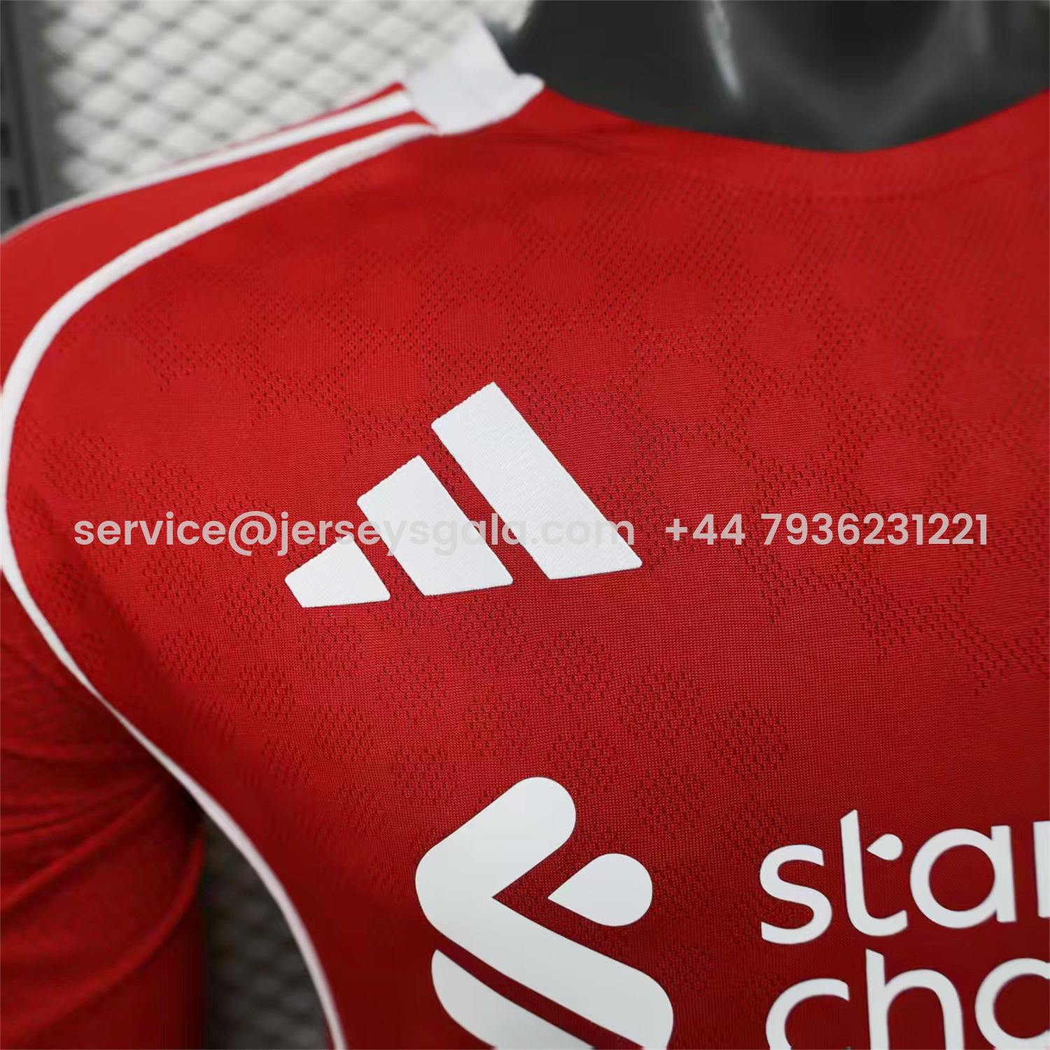 JerseysGala.com | Liver.pool 25-26 Home Long Sleeves Jersey - Player Version -Customize Name, Number and Patch | Worldwide Shipping