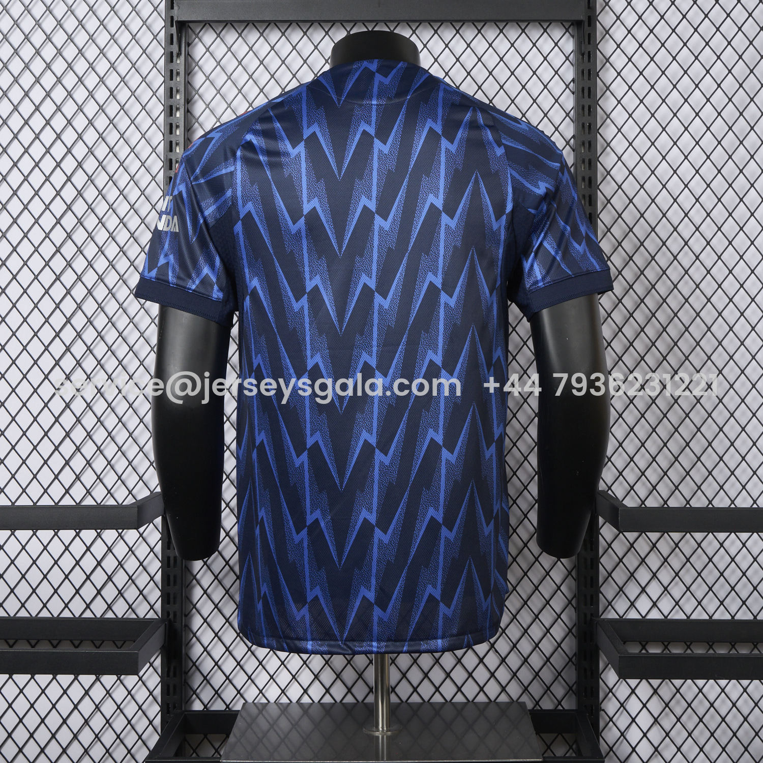 JerseysGala.com | Arsenal 25-26 Away Blue Jersey - Player Version -Customize Name, Number and Patch | Worldwide Shipping