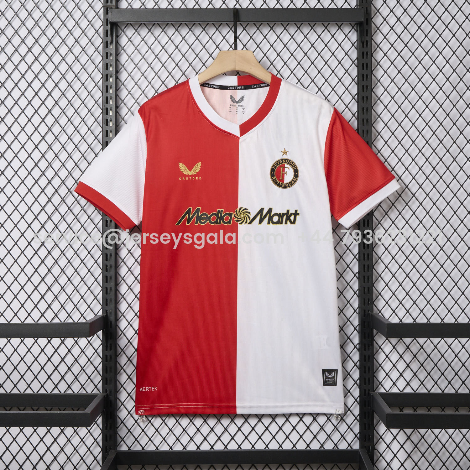 JerseysGala.com | Feyenoord 25-26 Home Jersey - Fans Version -Customize Name, Number and Patch | Worldwide Shipping