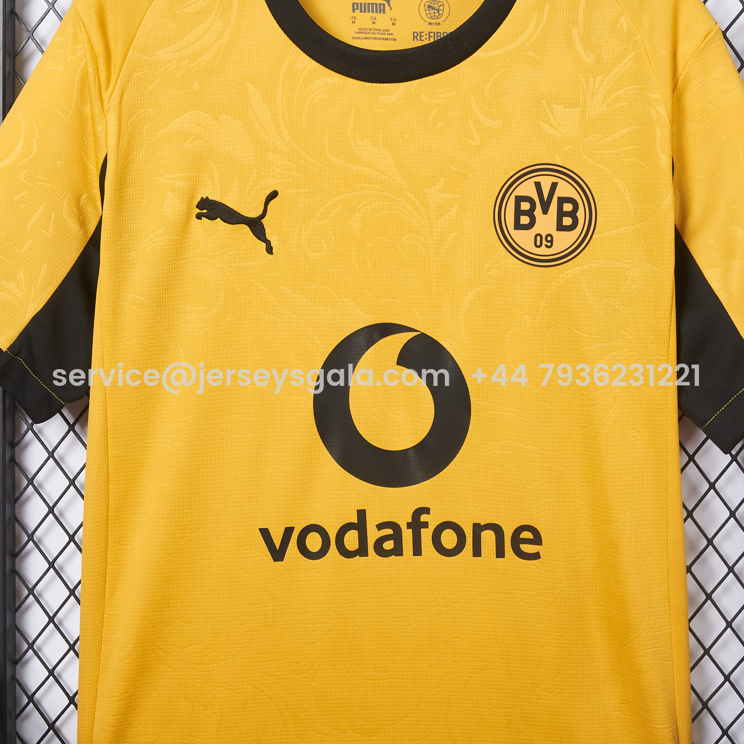 JerseysGala.com | Dortmund 25-26 Yellow Cup Jersey With Sponsors - Fans Version -Customize Name, Number and Patch | Worldwide Shipping
