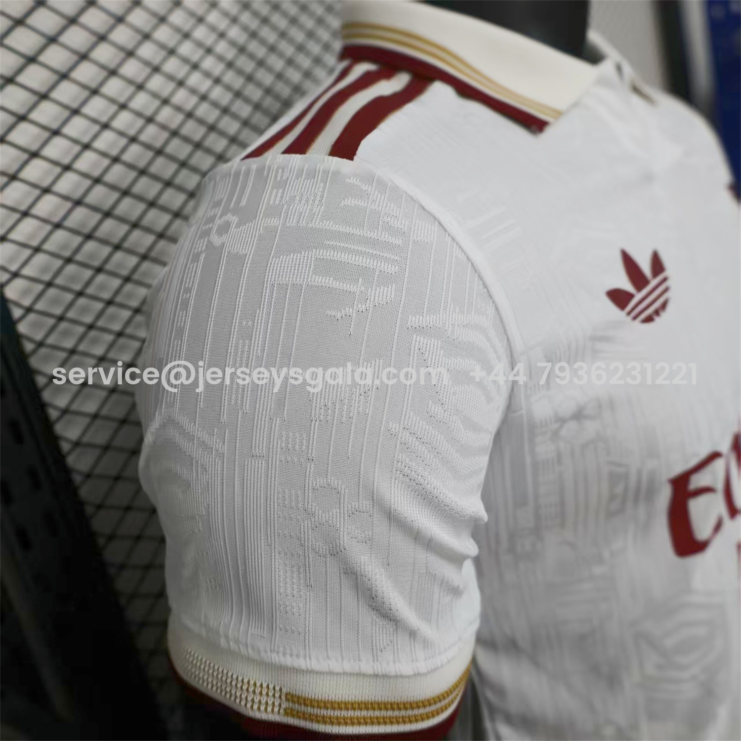 JerseysGala.com | Arsenal 25-26 Third White Jersey - Player Version -Customize Name, Number and Patch | Worldwide Shipping
