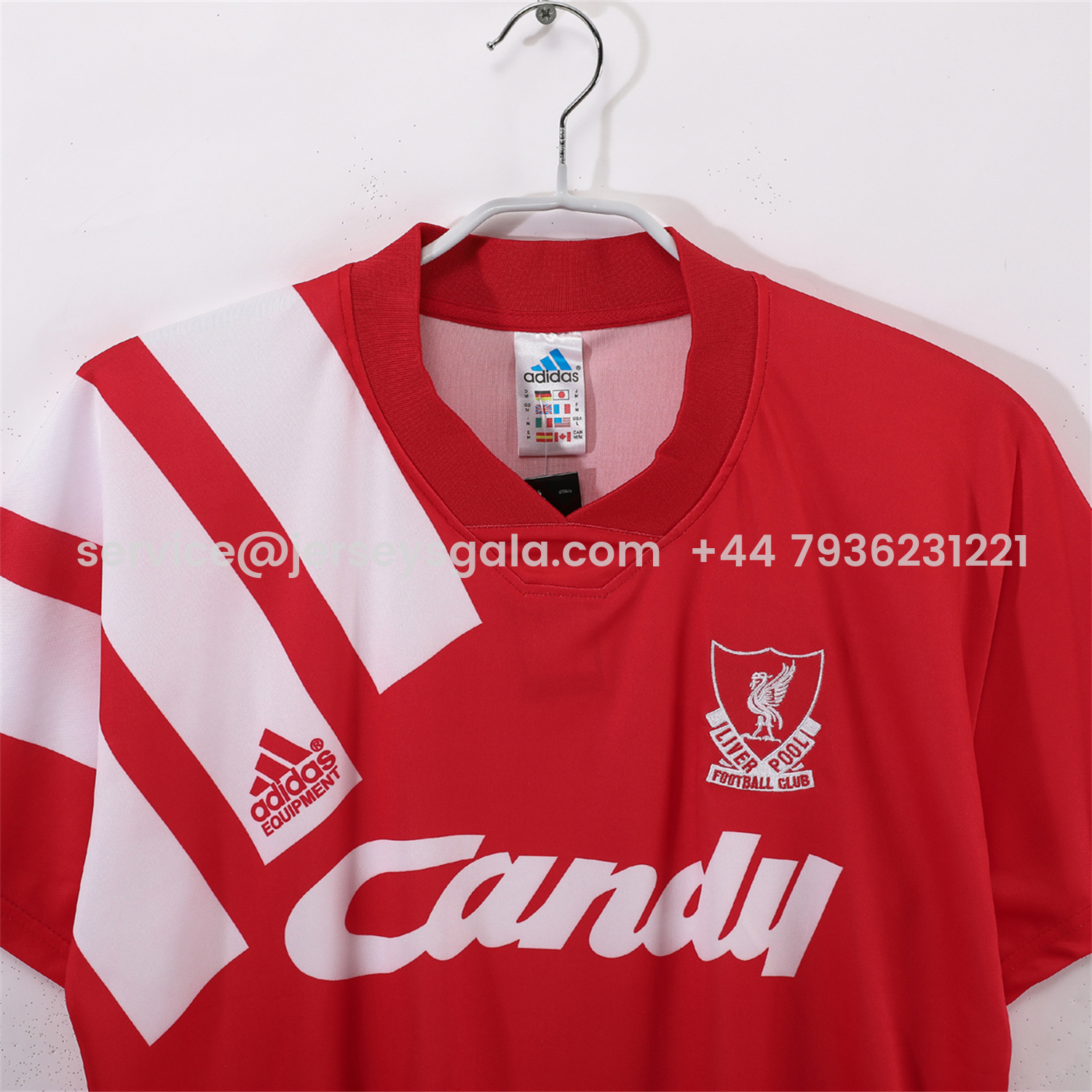 JerseysGala.com | Retro Liver.pool 1991-92 Home Jersey -Customize Name, Number and Patch | Worldwide Shipping