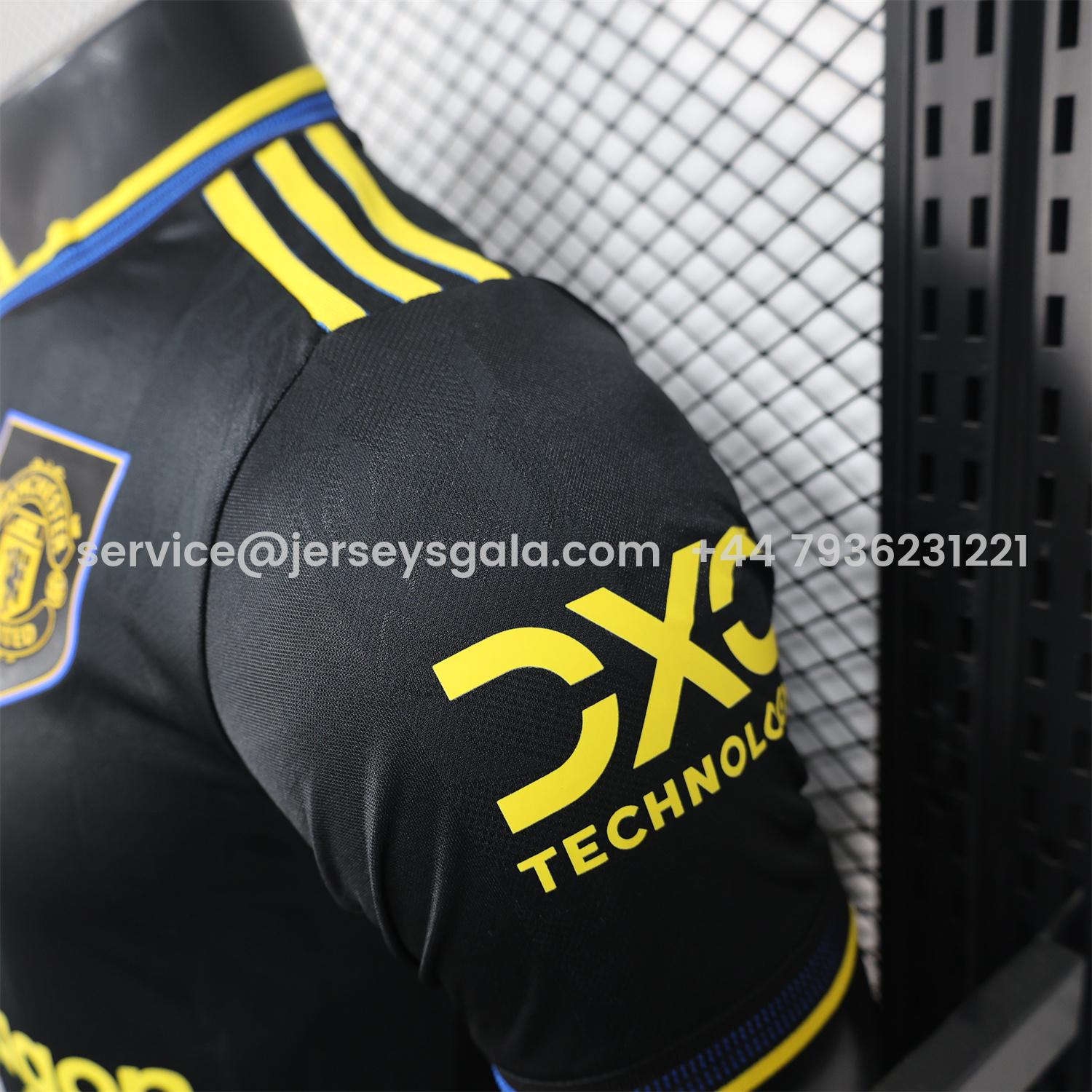 JerseysGala.com | Manchester United 25-26 Third Black Jersey - Player Version -Customize Name, Number and Patch | Worldwide Shipping