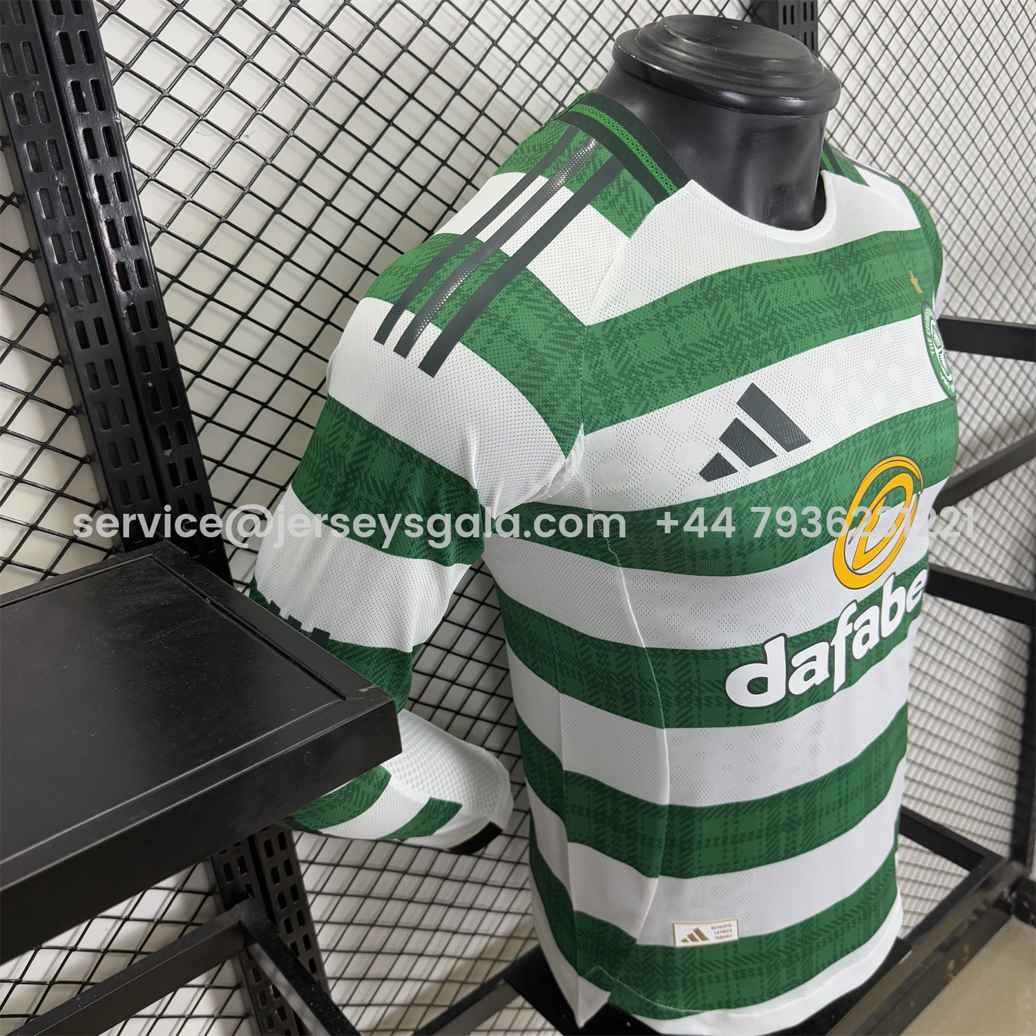 JerseysGala.com | Celtic 25-26 Home Long Sleeves Jersey - Player Version -Customize Name, Number and Patch | Worldwide Shipping