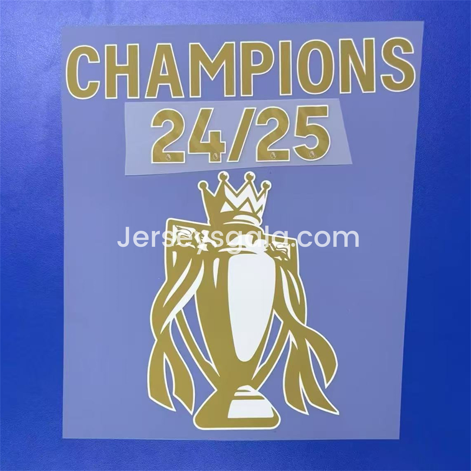 JerseysGala.com | Liver.pool 24-25 Home Jersey with Golden Champions Patch - Player Version -Customize Name, Number and Patch | Worldwide Shipping