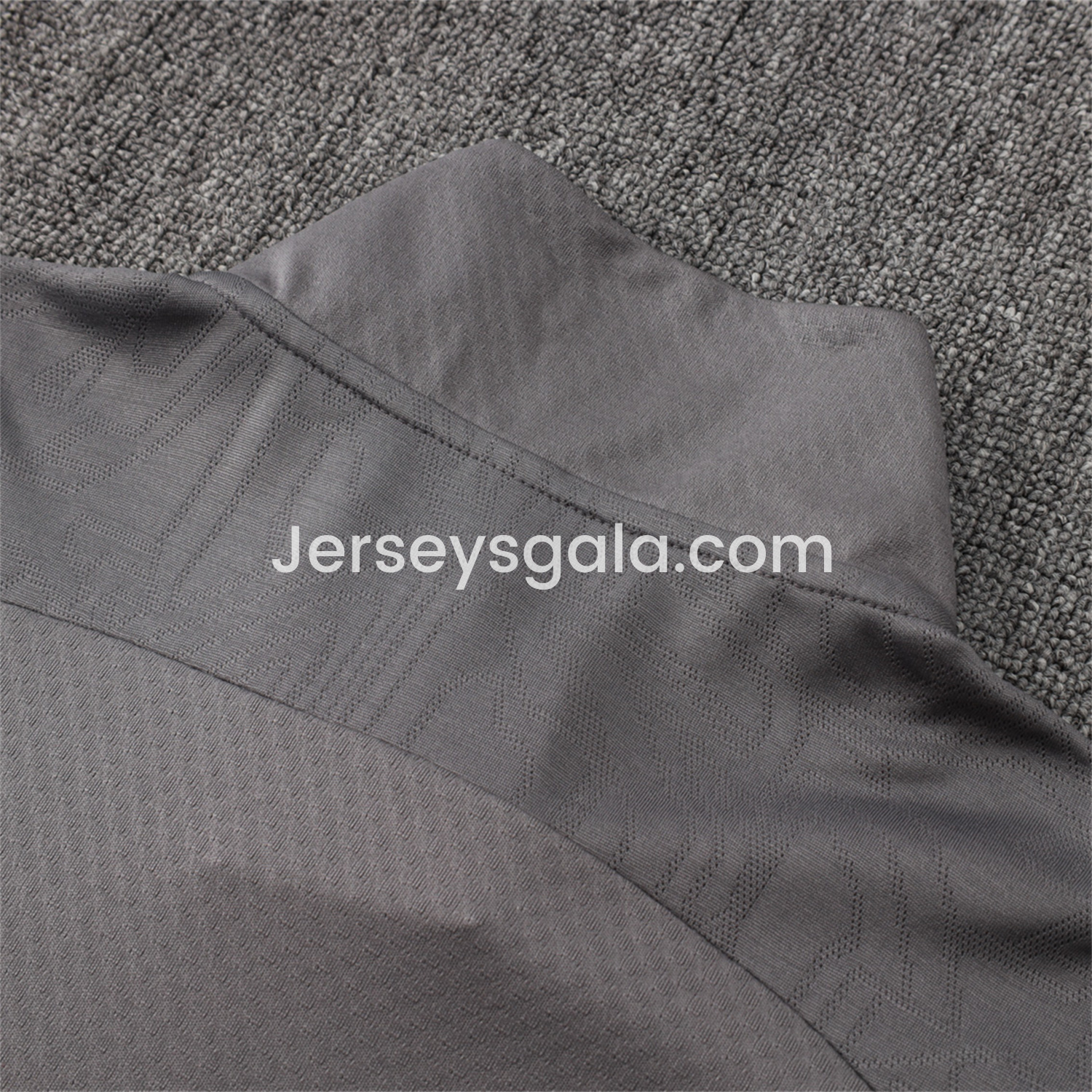 JerseysGala.com | AC Milan 25-26 Jacket Training Tracksuit - Grey top & Grey Pants -Customize Name, Number and Patch | Worldwide Shipping