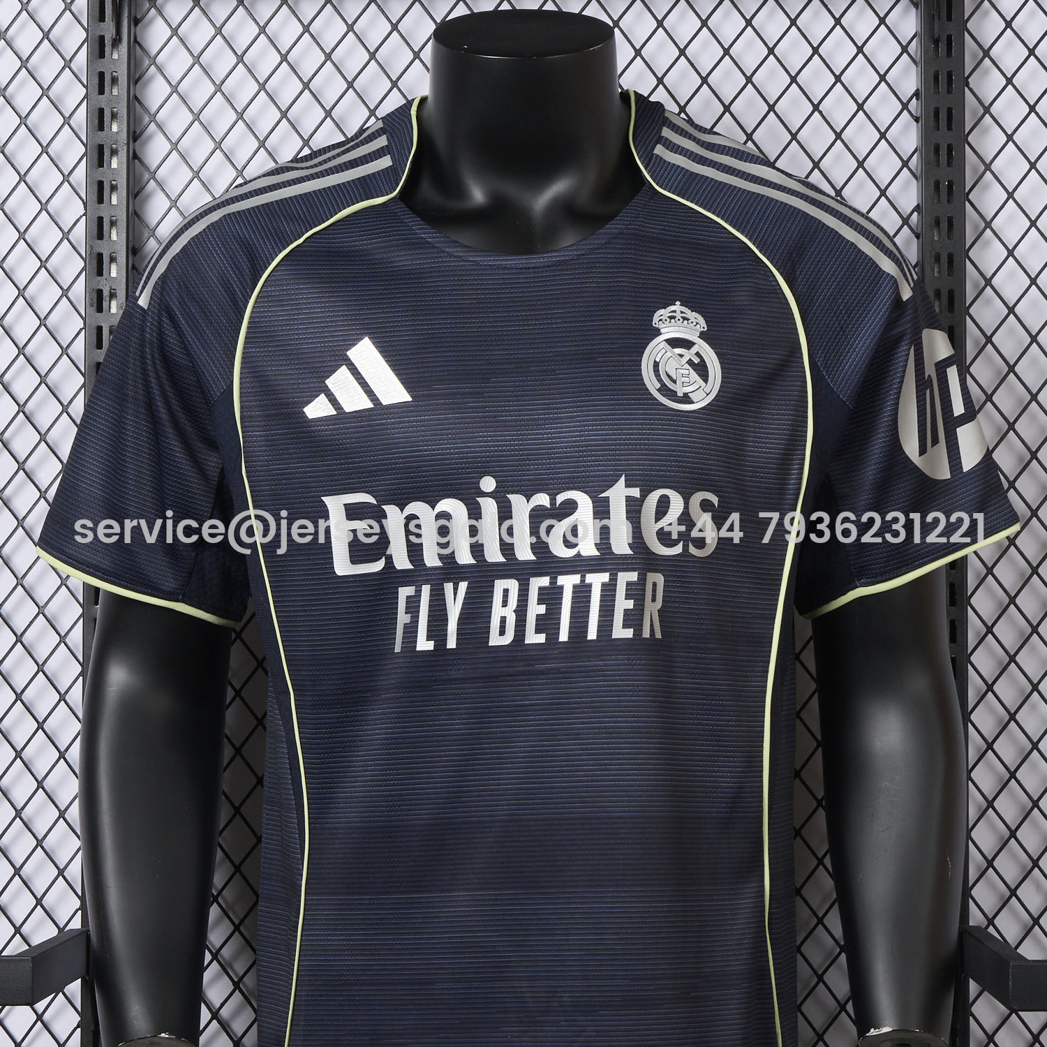 JerseysGala.com | Real Madrid 25-26 Away Jersey - Player Version -Customize Name, Number and Patch | Worldwide Shipping