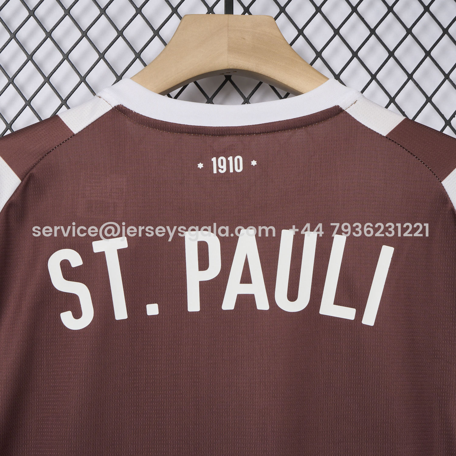JerseysGala.com | St. Pauli 25-26 Home Jersey - Fans Version -Customize Name, Number and Patch | Worldwide Shipping