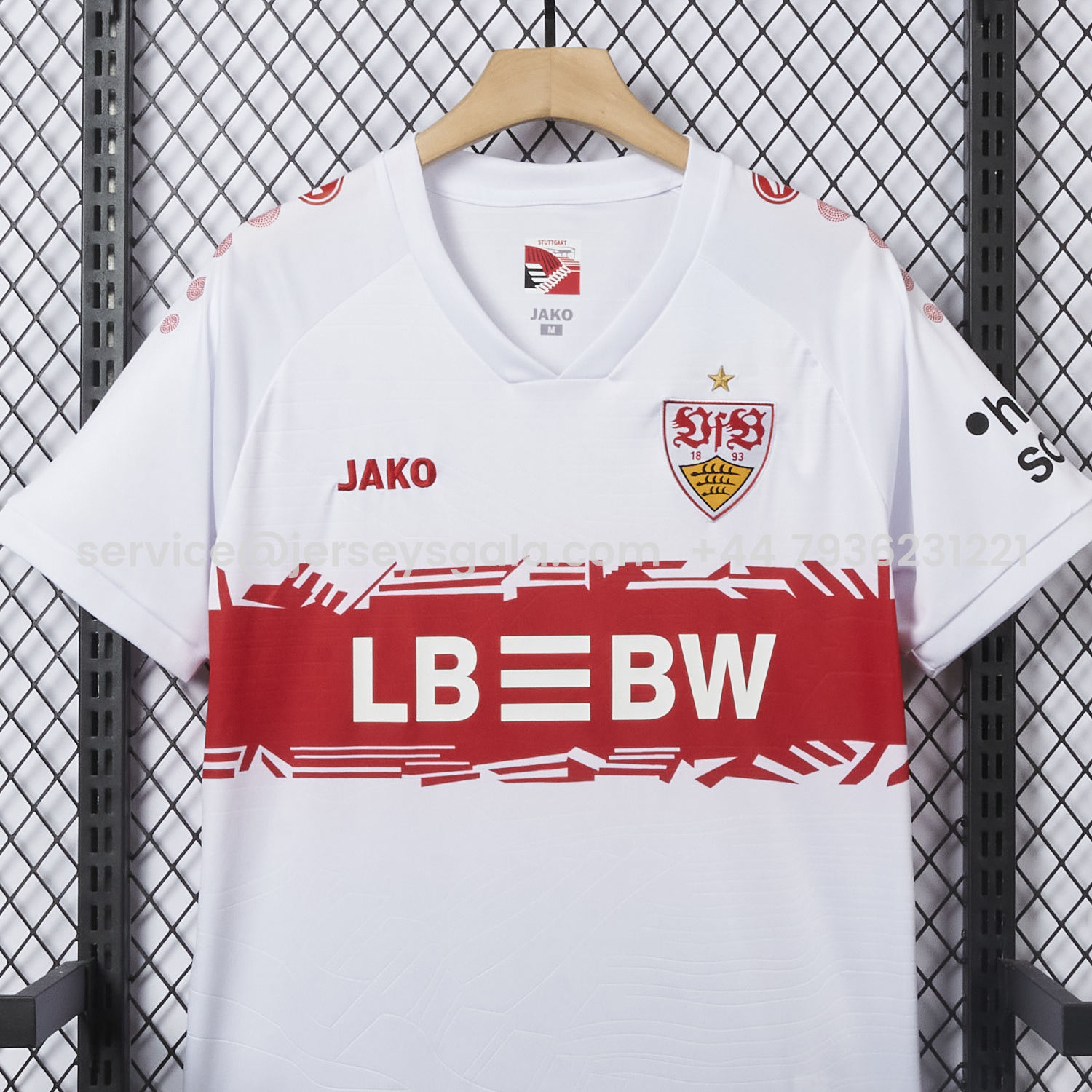 JerseysGala.com | VfB Stuttgart 25-26 Home Jersey - Fans Version -Customize Name, Number and Patch | Worldwide Shipping