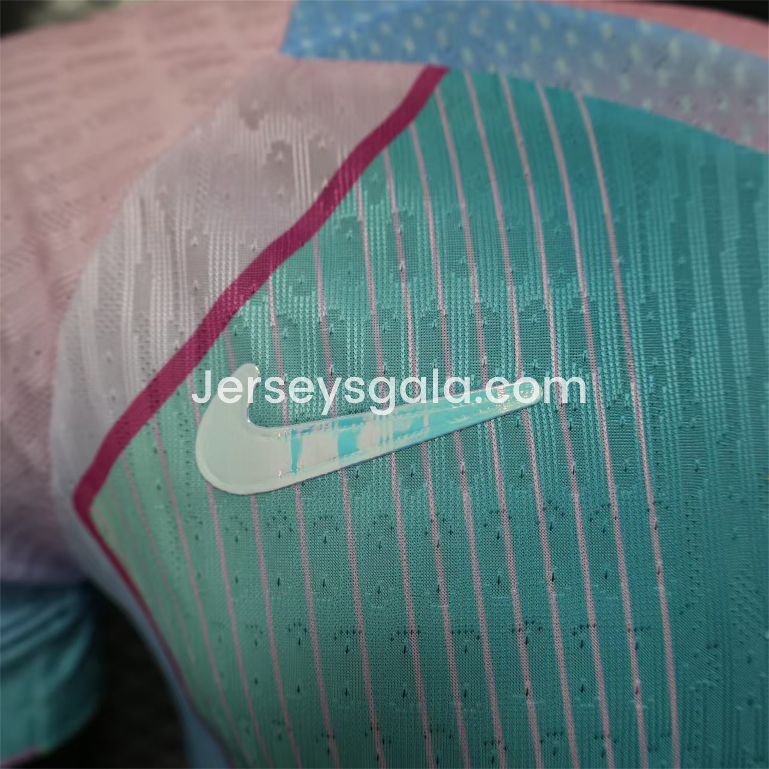 JerseysGala.com | Barcelona 25-26 Pink & Blue & Purple Special Jersey - Player Version -Customize Name, Number and Patch | Worldwide Shipping