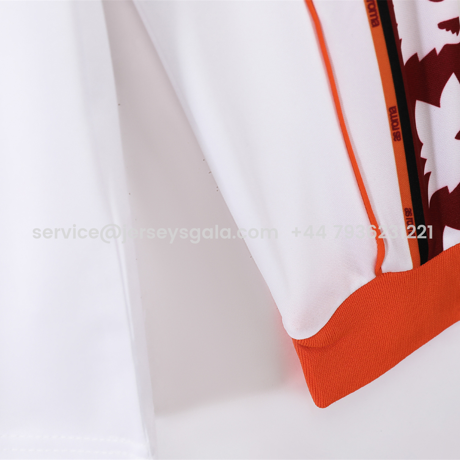 JerseysGala.com | Retro Roma 1998-99 Away Long Sleeves Jersey -Customize Name, Number and Patch | Worldwide Shipping