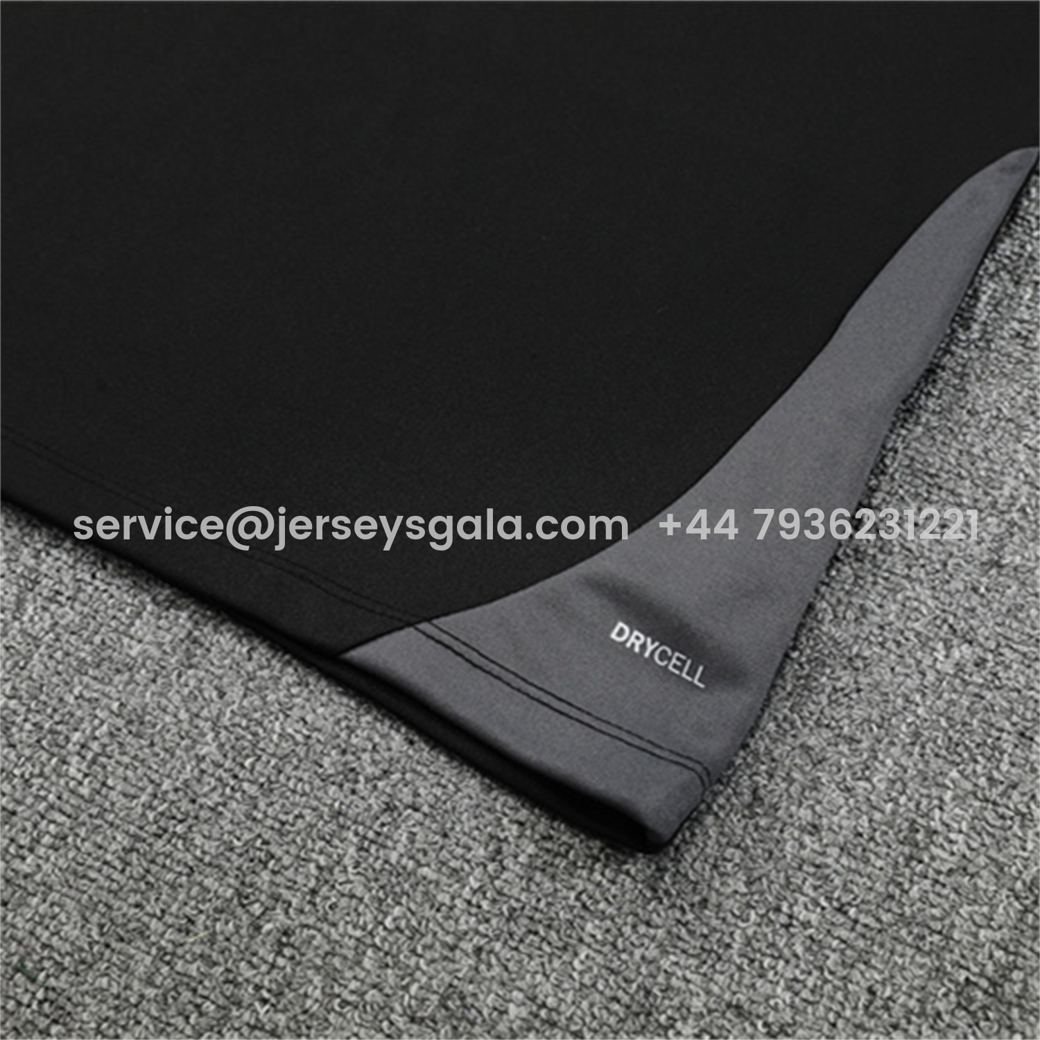 JerseysGala.com | Manchester City 25-26 Kids Long Sleeve Training Set - Black Top & Black Pants -Customize Name, Number and Patch | Worldwide Shipping