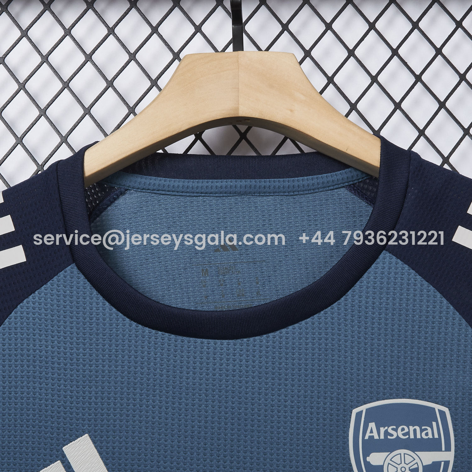 JerseysGala.com | Arsenal 25-26 Blue Training Jersey - Player Version -Customize Name, Number and Patch | Worldwide Shipping