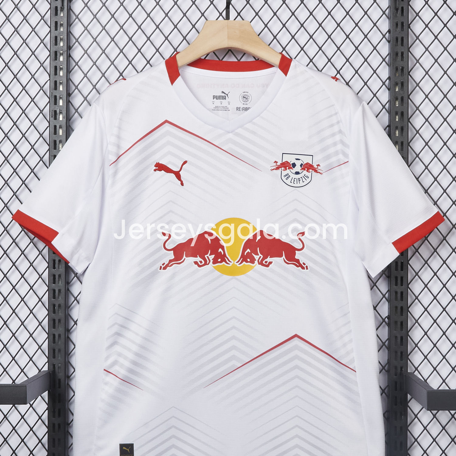 JerseysGala.com | RB Leipzig 25-26 Home Jersey (Informal - release Version) - Fans Version -Customize Name, Number and Patch | Worldwide Shipping