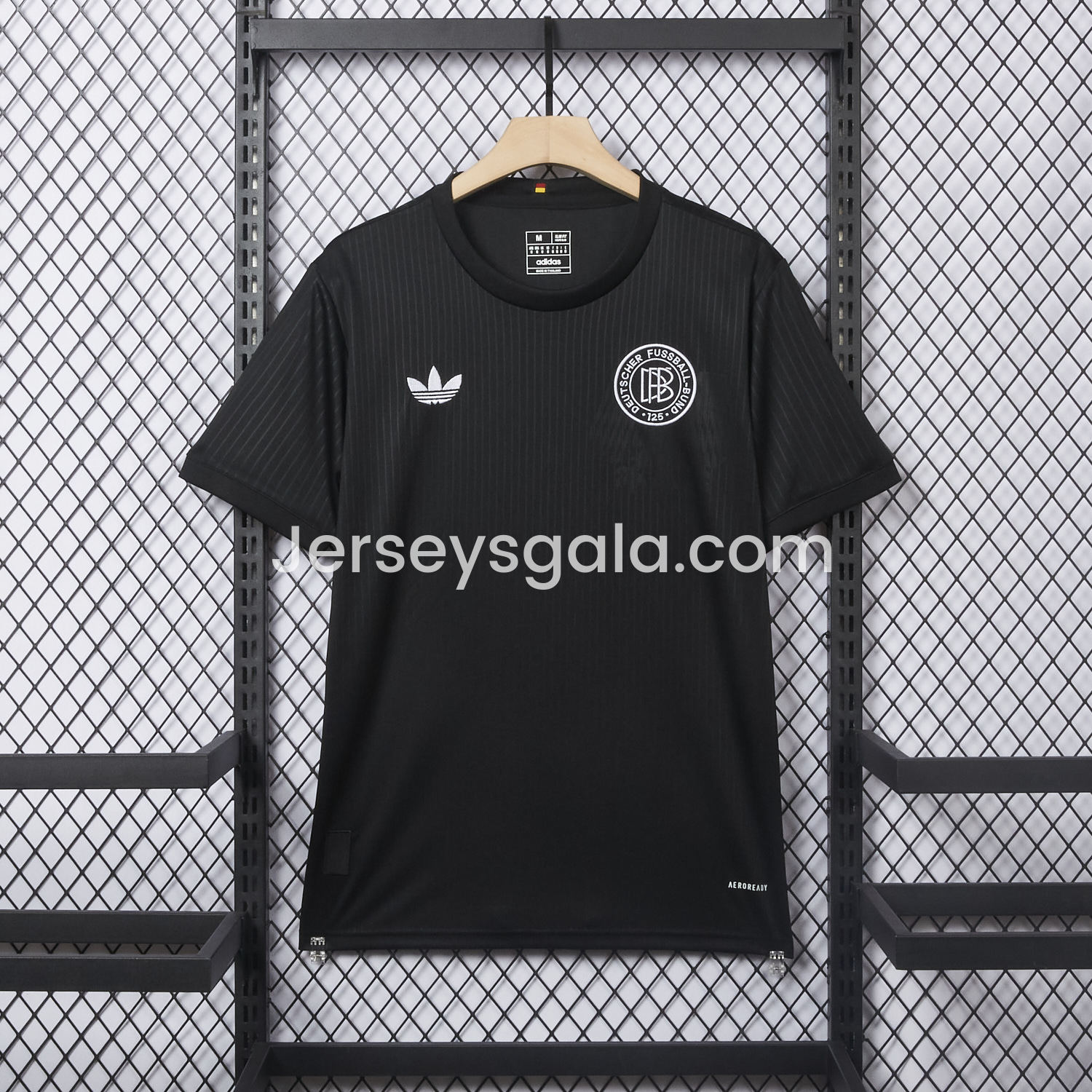 JerseysGala.com | Germany 2025 Black 125-Year Anniversary Commemorative Edition Jersey - Fans Version -Customize Name, Number and Patch | Worldwide Shipping
