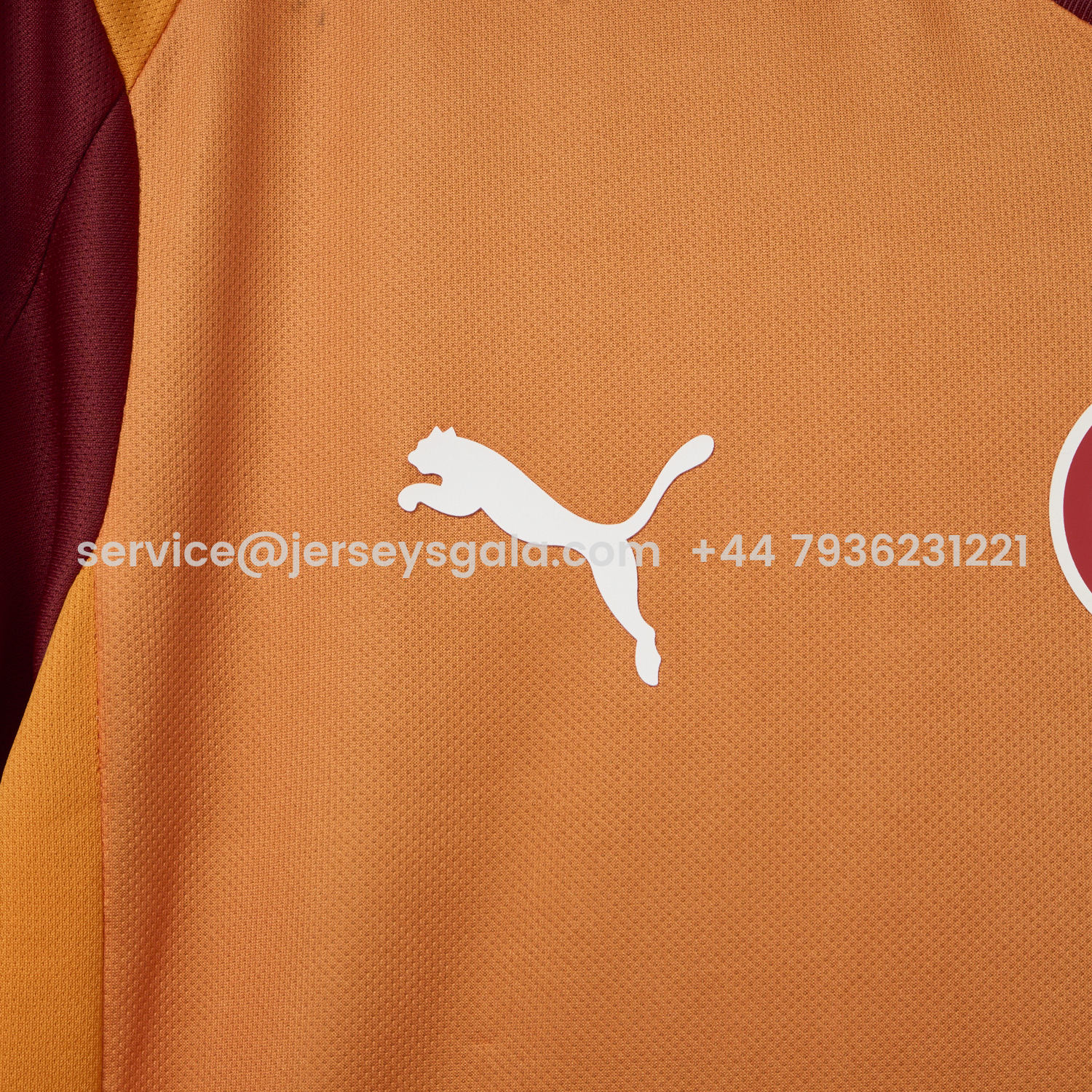 JerseysGala.com | Galatasaray 25-26 Home Jersey with Five Stars - Fans Version -Customize Name, Number and Patch | Worldwide Shipping