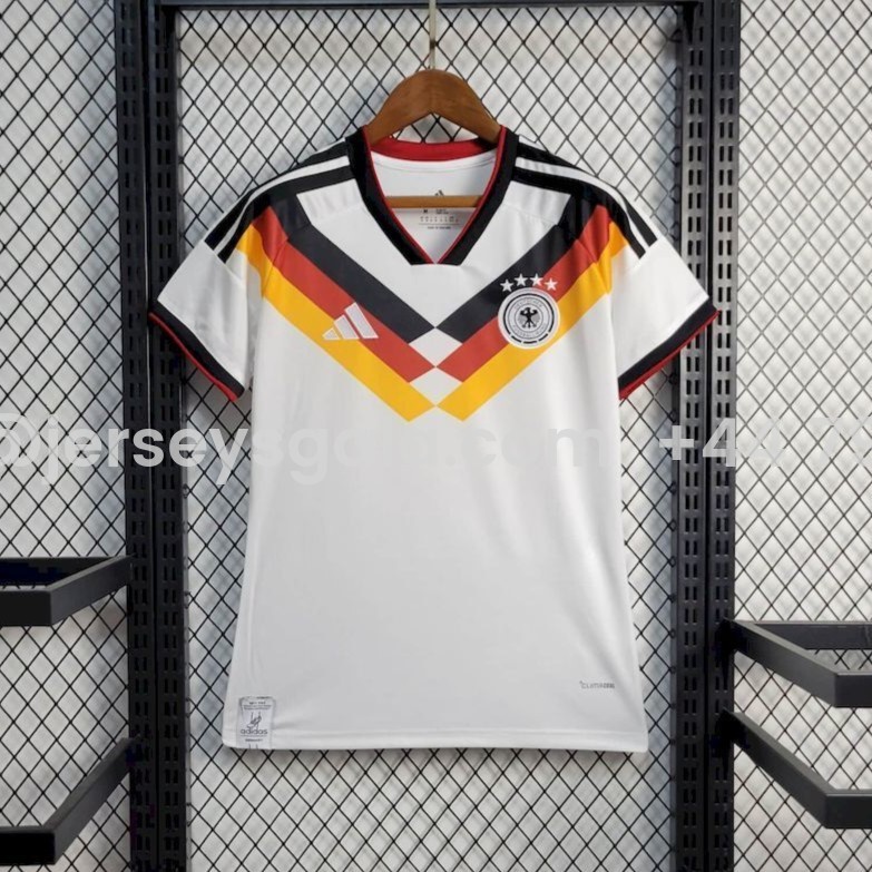 JerseysGala.com | Women's Germany 25-26 Home (Informal-release Version) Jersey -Customize Name, Number and Patch | Worldwide Shipping