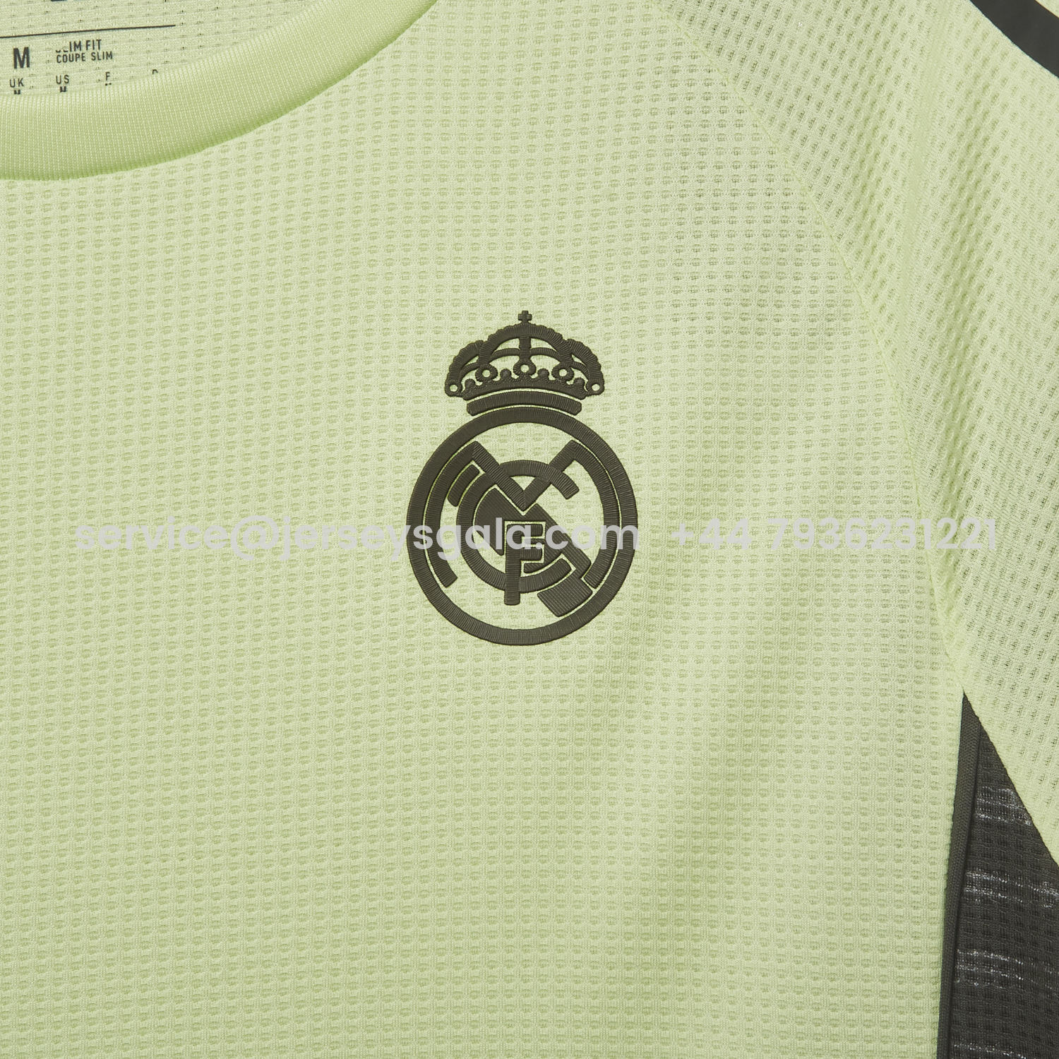 JerseysGala.com | Real Madrid 25-26 Light Green Training Jersey - Player Version -Customize Name, Number and Patch | Worldwide Shipping