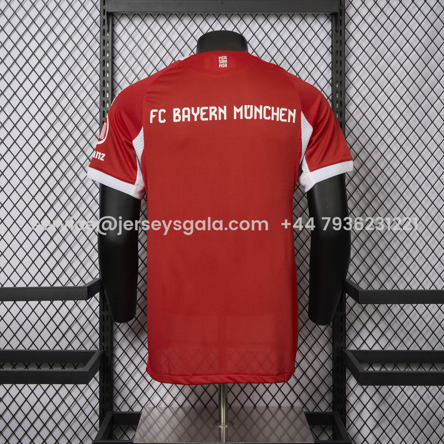 JerseysGala.com | Bayern Munich 25-26 Home Red Jersey - Player Version -Customize Name, Number and Patch | Worldwide Shipping