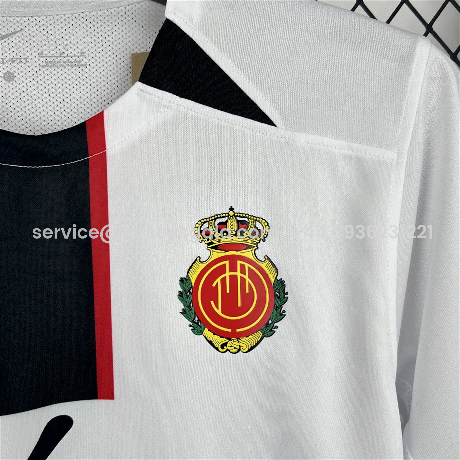 JerseysGala.com | Mallorca 25-26 Away White Jersey - Fans Version -Customize Name, Number and Patch | Worldwide Shipping