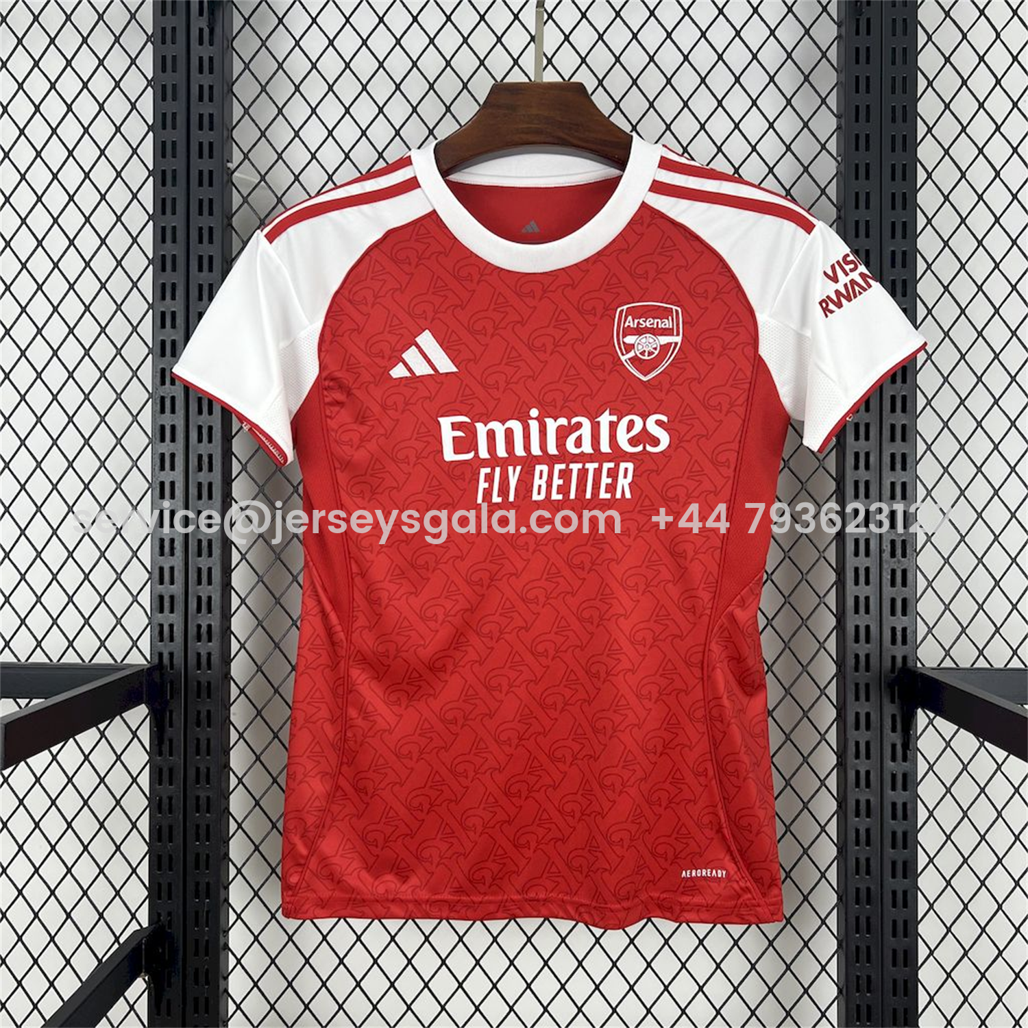 JerseysGala.com | Women's Arsenal 25-26 Home Jersey -Customize Name, Number and Patch | Worldwide Shipping