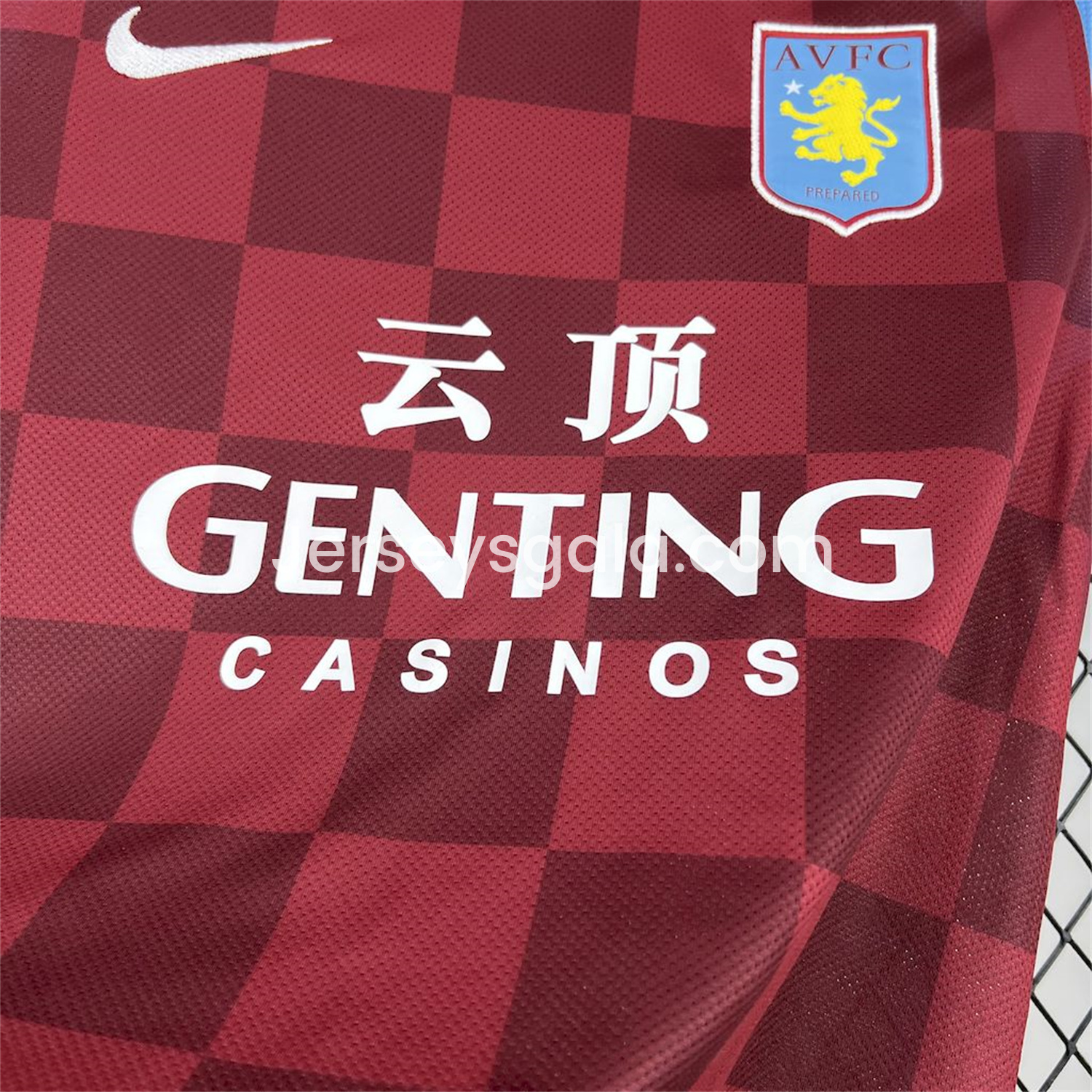 JerseysGala.com | Retro Aston Villa 2011-12 Home Jersey -Customize Name, Number and Patch | Worldwide Shipping