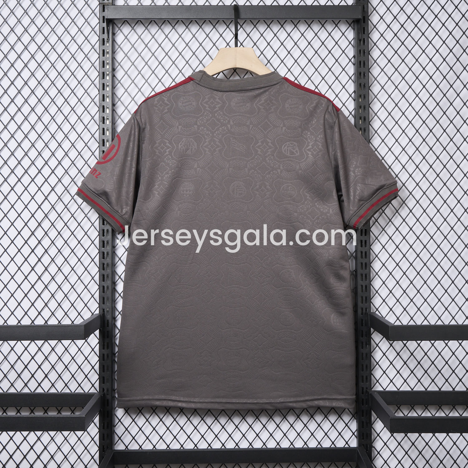 JerseysGala.com | Bayern Munich 2025 Grey 125th Anniversary Jersey - Fans Version -Customize Name, Number and Patch | Worldwide Shipping