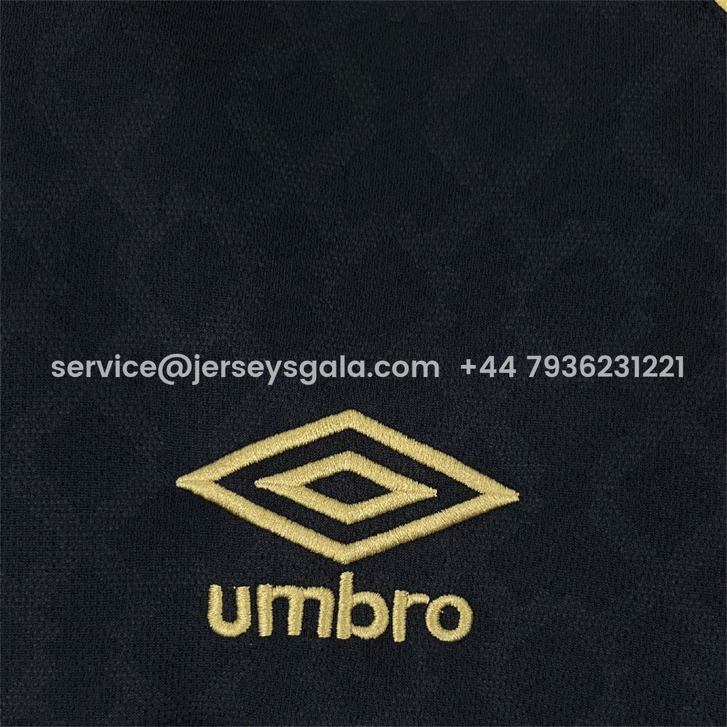 JerseysGala.com | West Ham United 25-26 Third Black Jersey - Fans Version -Customize Name, Number and Patch | Worldwide Shipping
