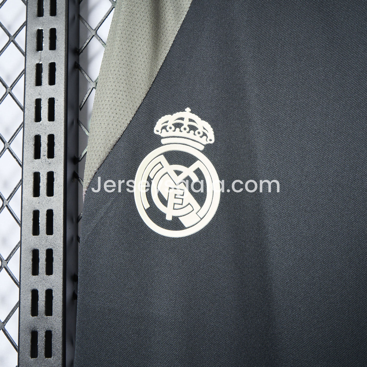 JerseysGala.com | Real Madrid 24-25 Graphite Grey Training Pants - Player Version -Customize Name, Number and Patch | Worldwide Shipping